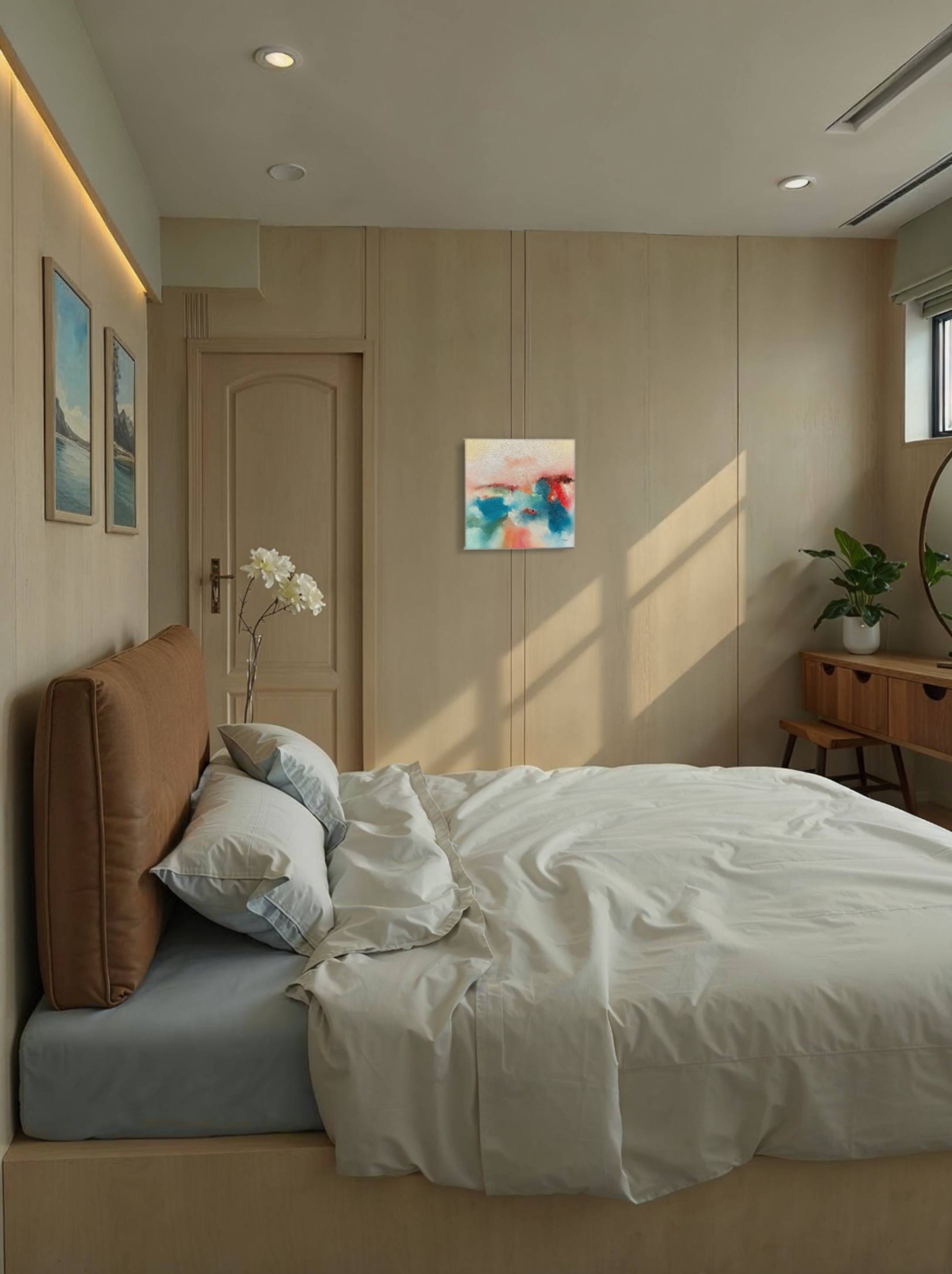 Vibration Abstract Painting sandrine HIRSON - Subjektiv.art