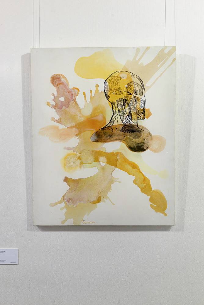 Flesh #5 Abstract Painting Alena Kuznetsova - Subjektiv.art