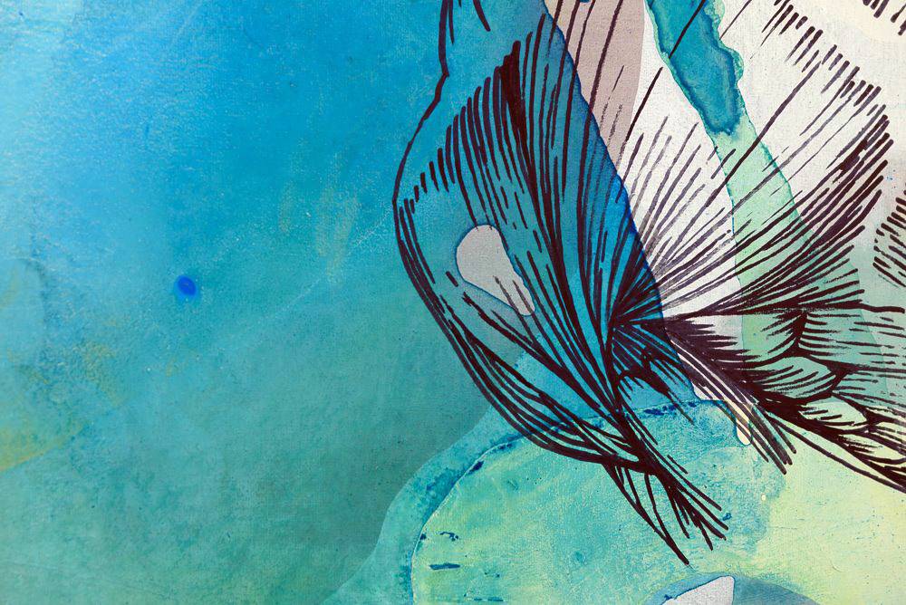 Flesh #7 Abstract Painting Alena Kuznetsova - Subjektiv.art