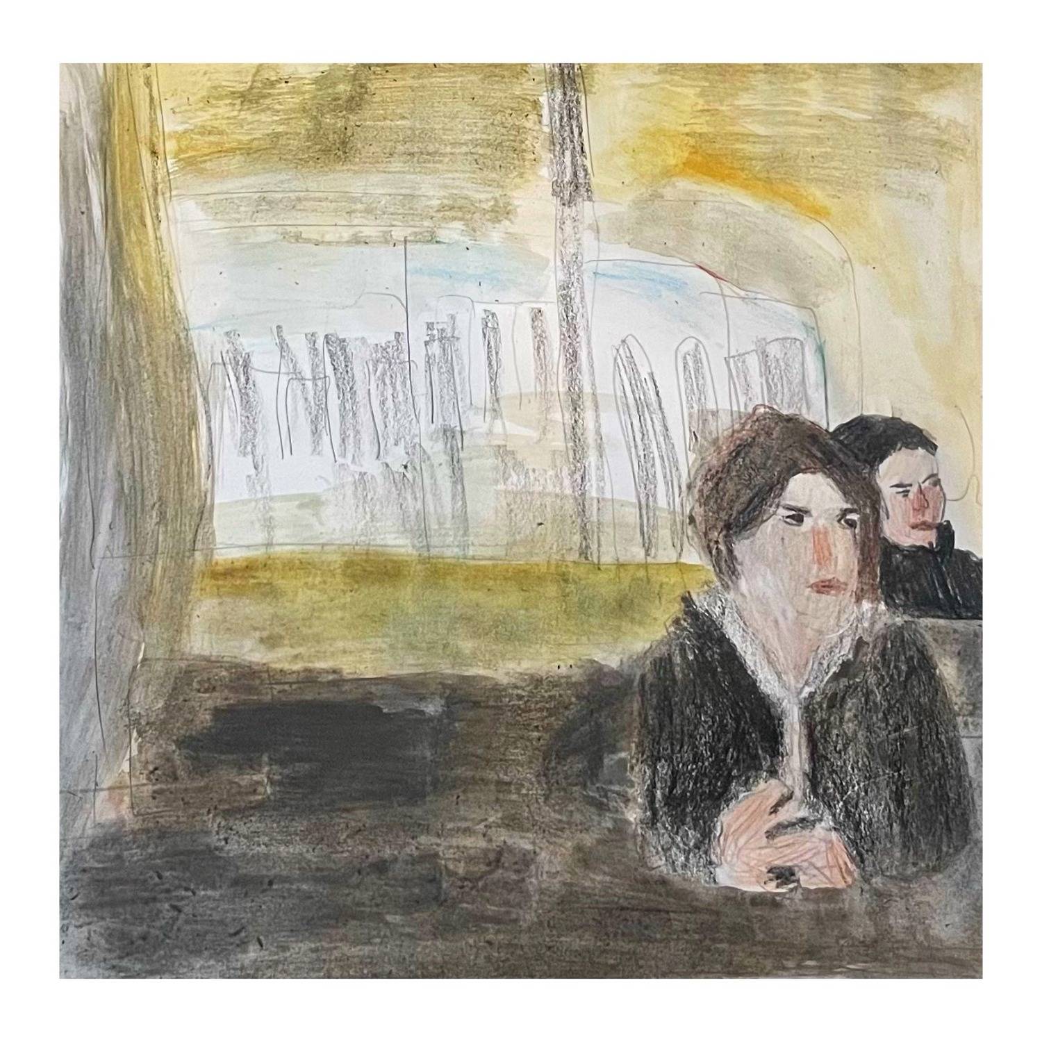 Train station Fine Art Painting Irfan Ajvazi - Subjektiv.art