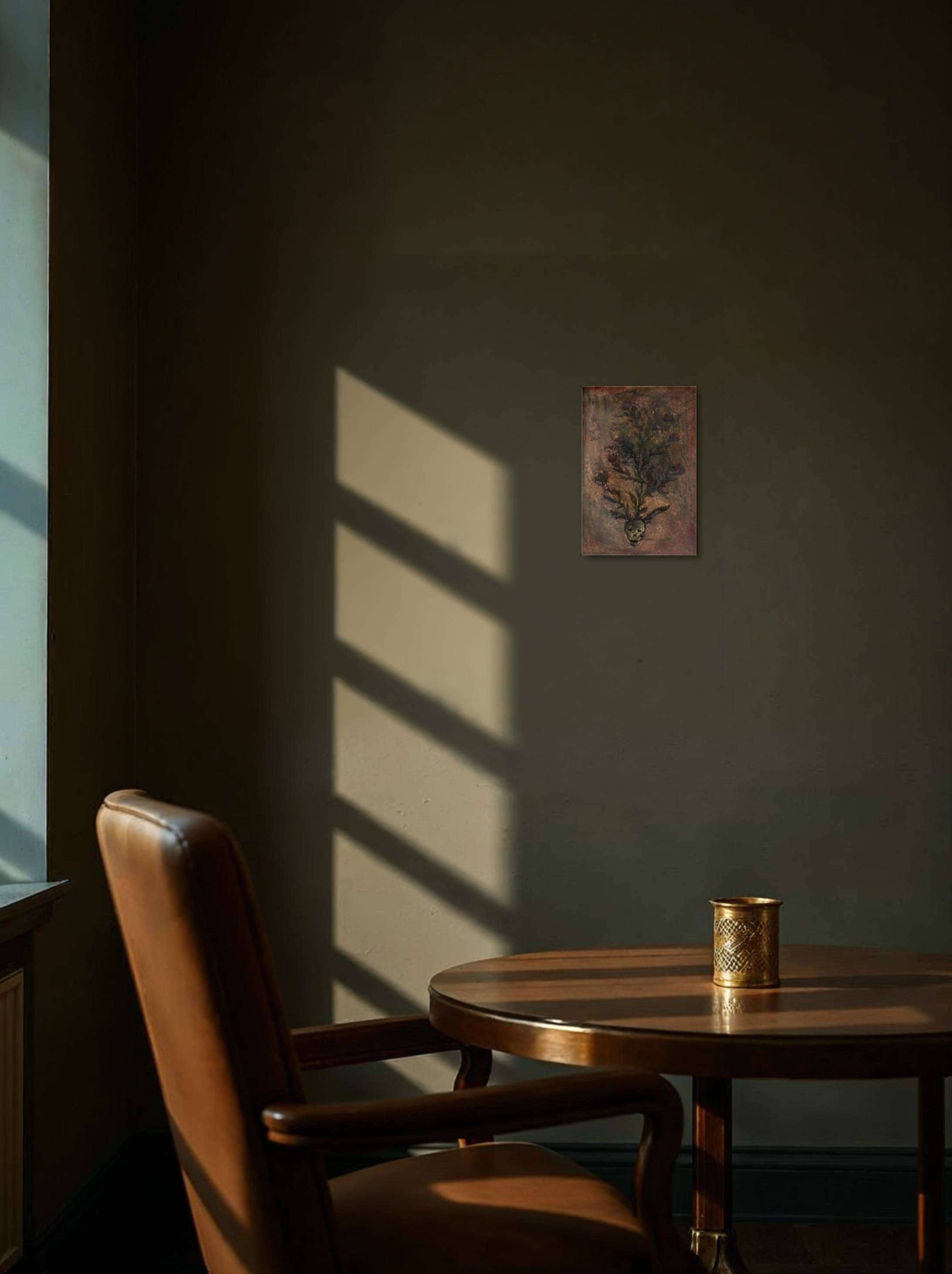 Something about an indestructible drop Naive Painting Anastasiia  Leliuk - Subjektiv.art