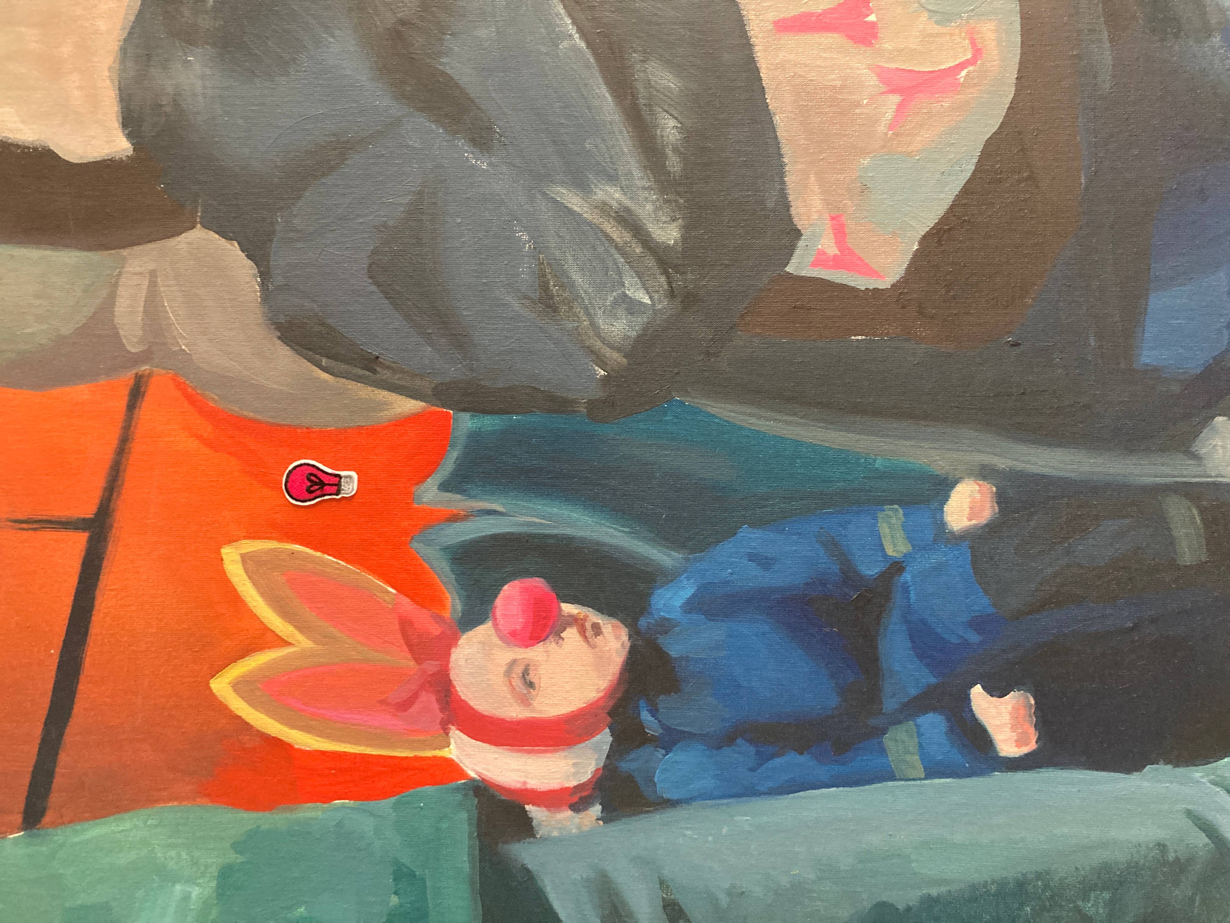 Bunny (Relations with the Image cycle) Unspecified Painting Alena Kuznetsova - Subjektiv.art