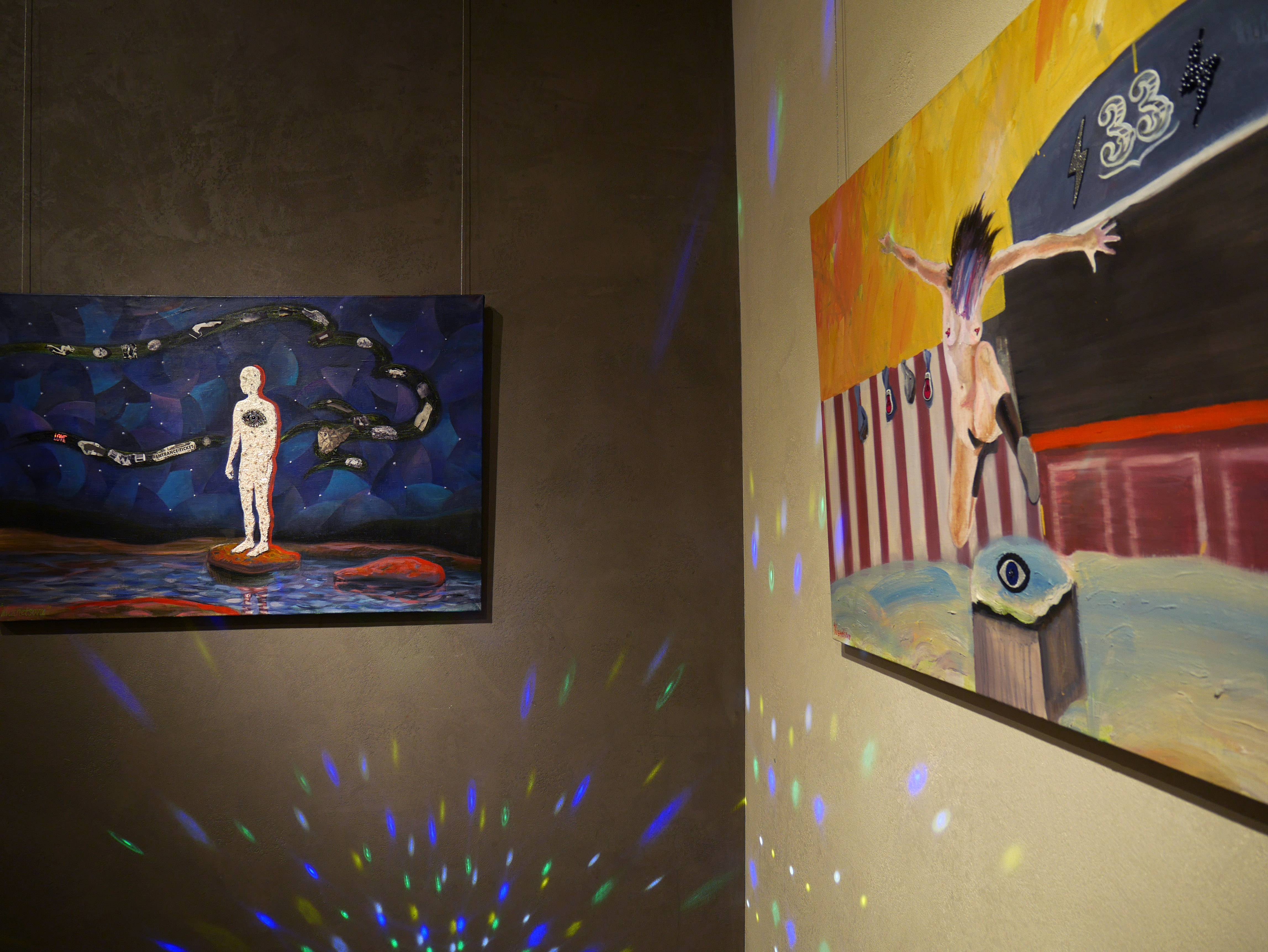 Сrossing into absence (Relations with the Image сусle) Surrealistic Painting Alena Kuznetsova - Subjektiv.art