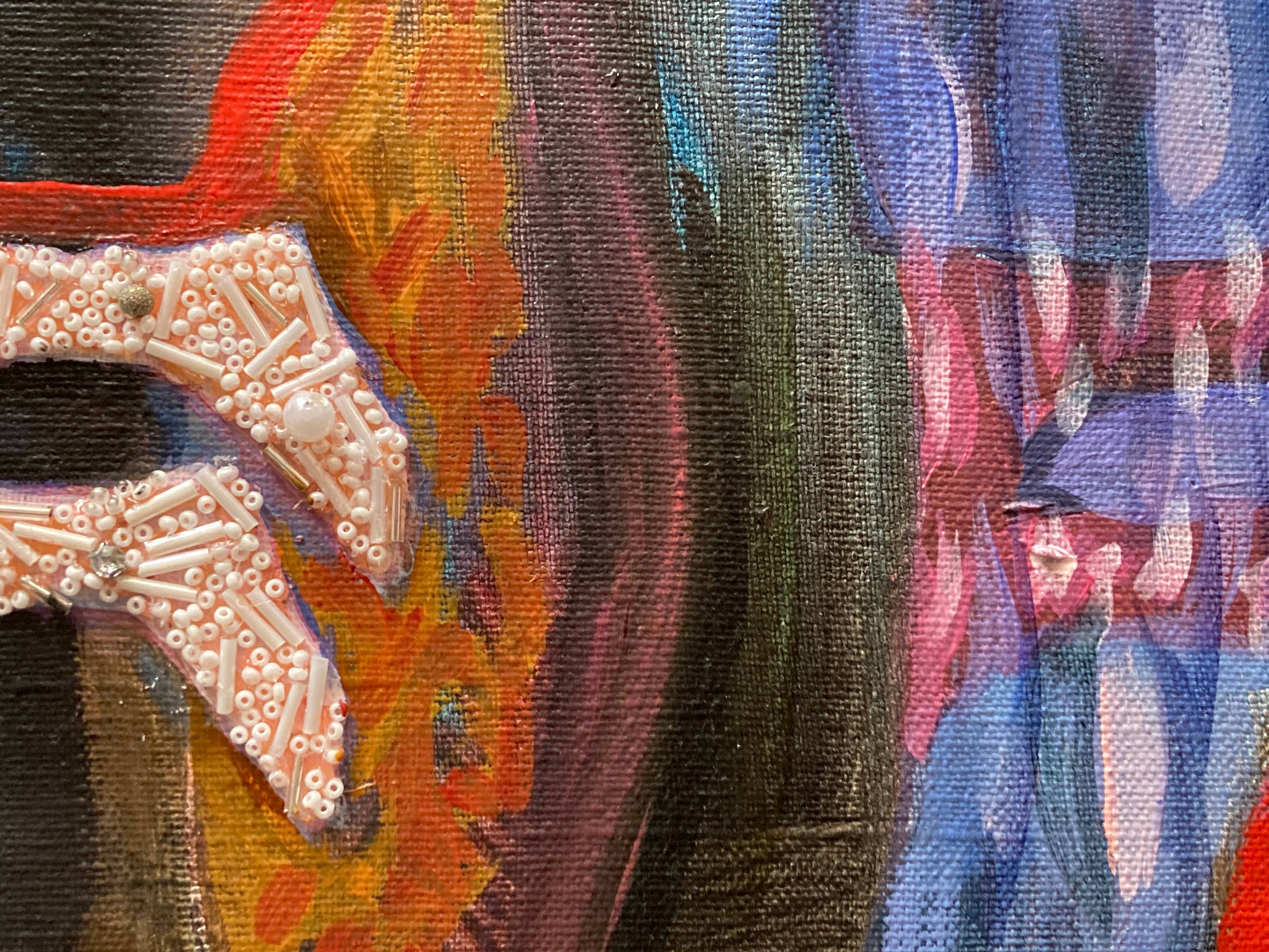 Сrossing into absence (Relations with the Image сусle) Surrealistic Painting Alena Kuznetsova - Subjektiv.art