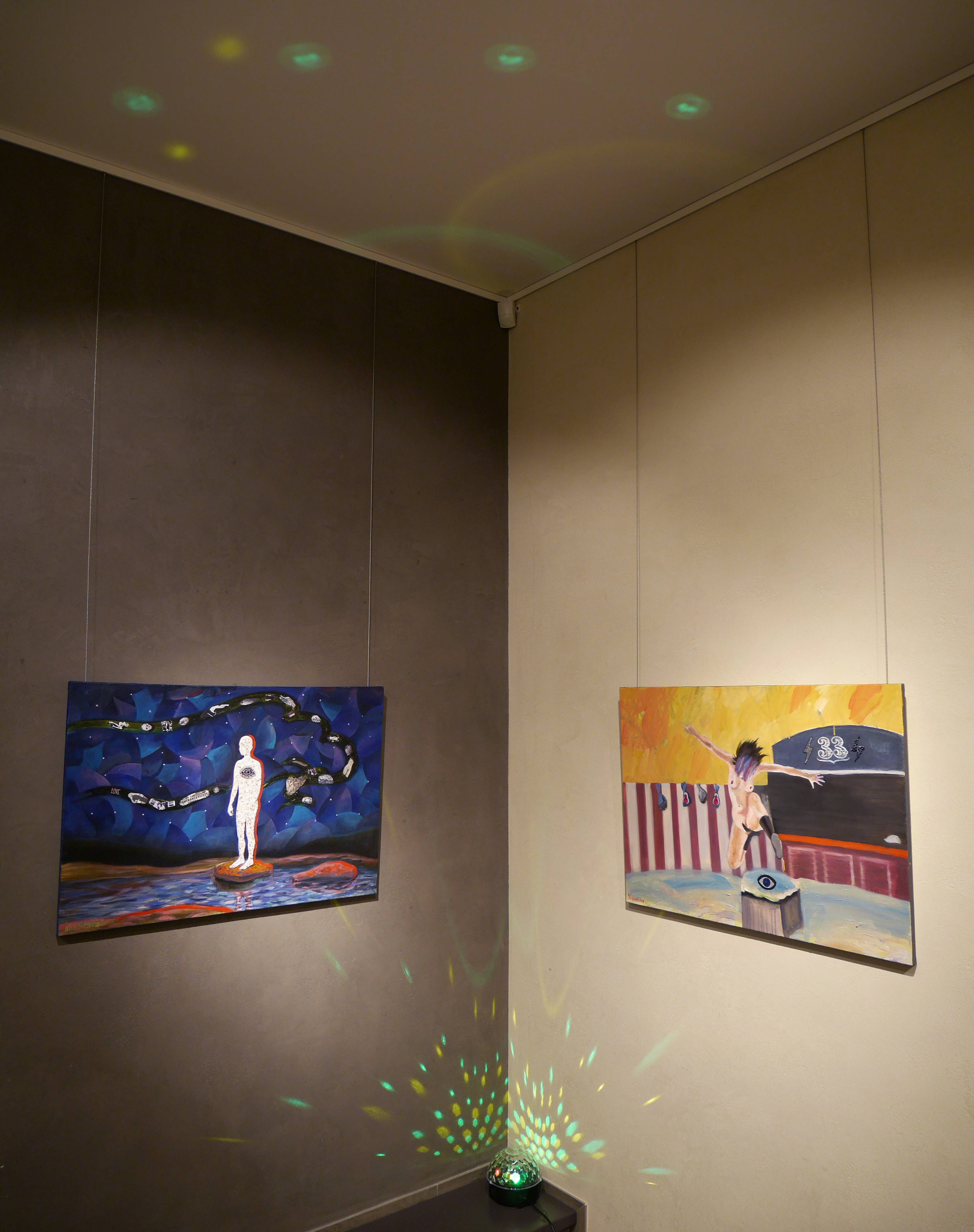 Сrossing into absence (Relations with the Image сусle) Surrealistic Painting Alena Kuznetsova - Subjektiv.art