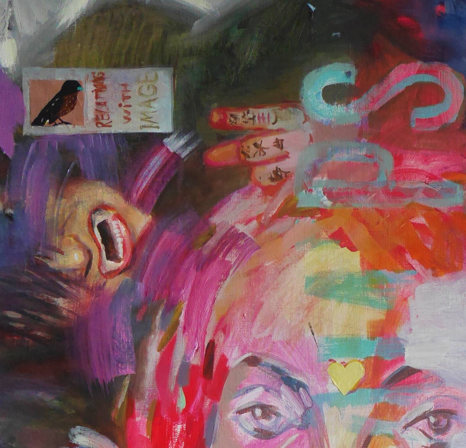 Relations with Image - 1 Abstract Painting Alena Kuznetsova - Subjektiv.art