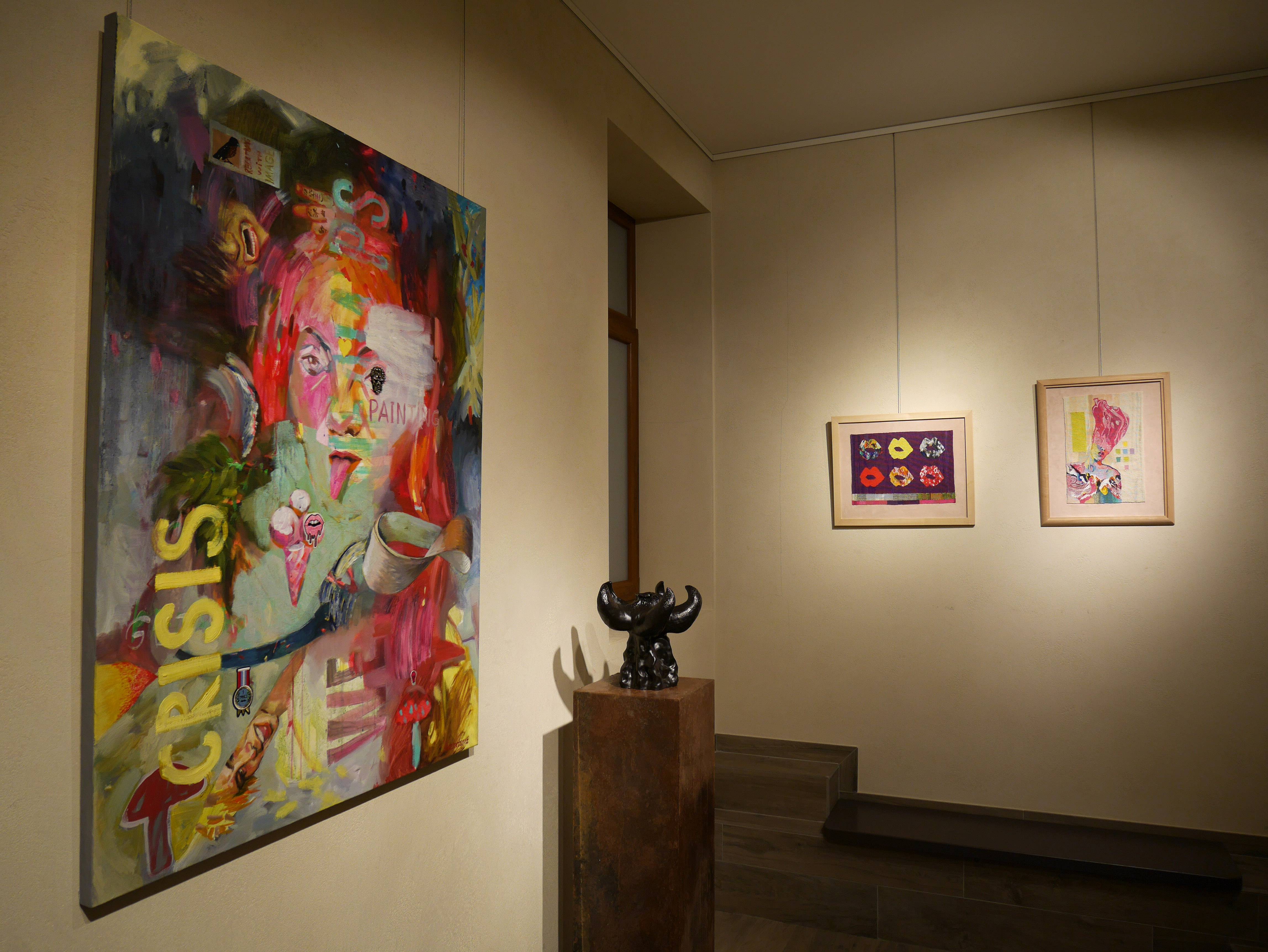 Relations with Image - 1 Abstract Painting Alena Kuznetsova - Subjektiv.art