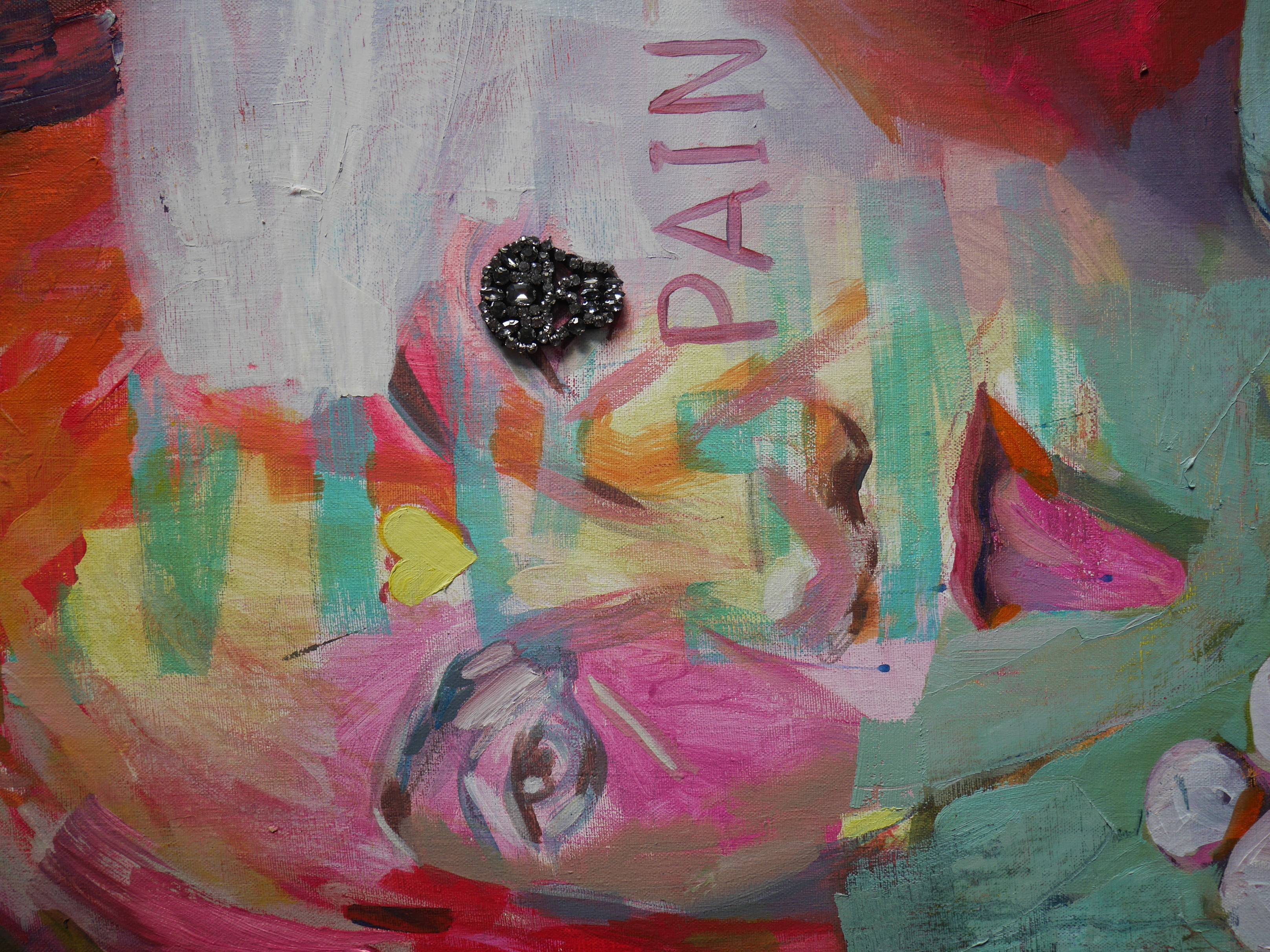 Relations with Image - 1 Abstract Painting Alena Kuznetsova - Subjektiv.art