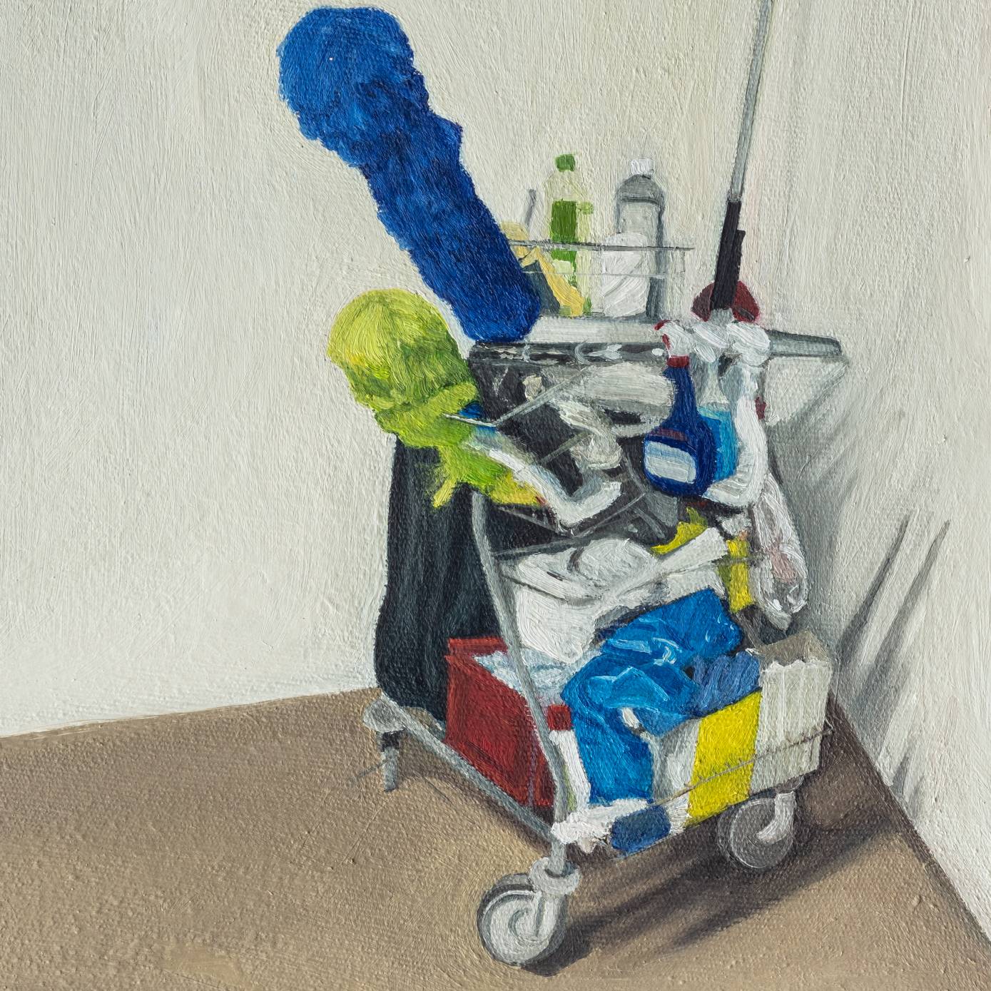 Carrinho de Limpeza Fine Art Painting Inês Raposo - Subjektiv.art