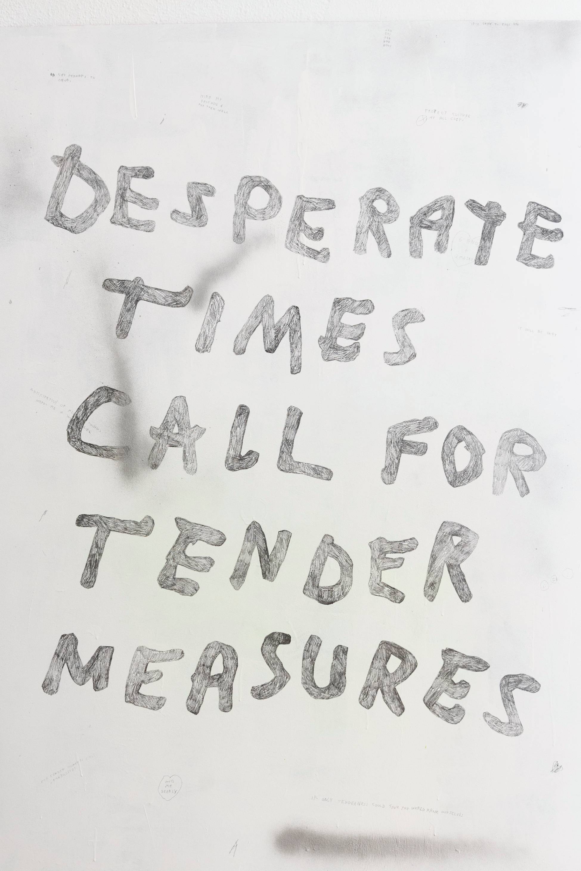 Desperate Times Fine Art Drawing Wasted Rita - Subjektiv.art