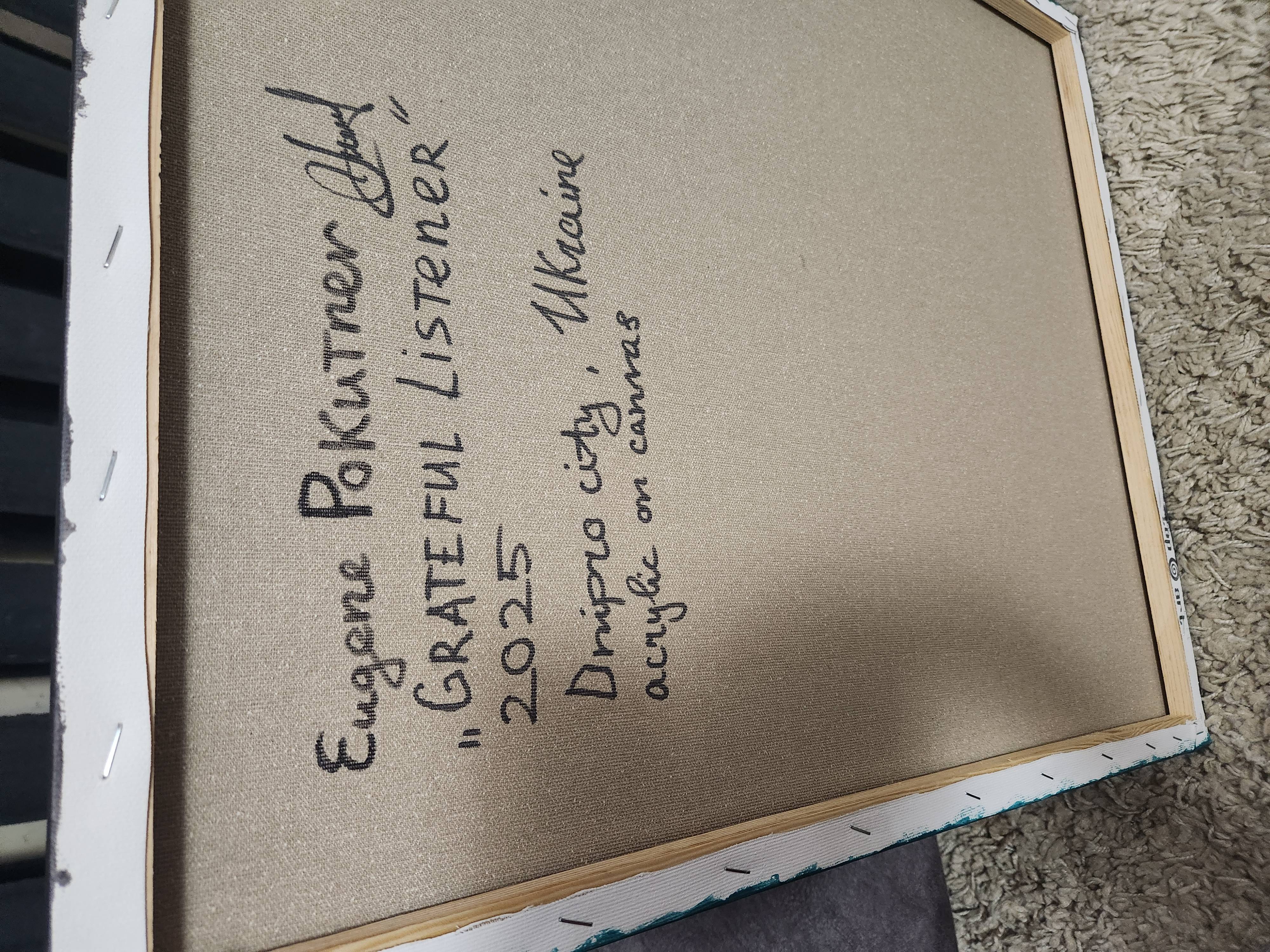 Grateful listener Abstract Painting Eugene Pokutnev - Subjektiv.art