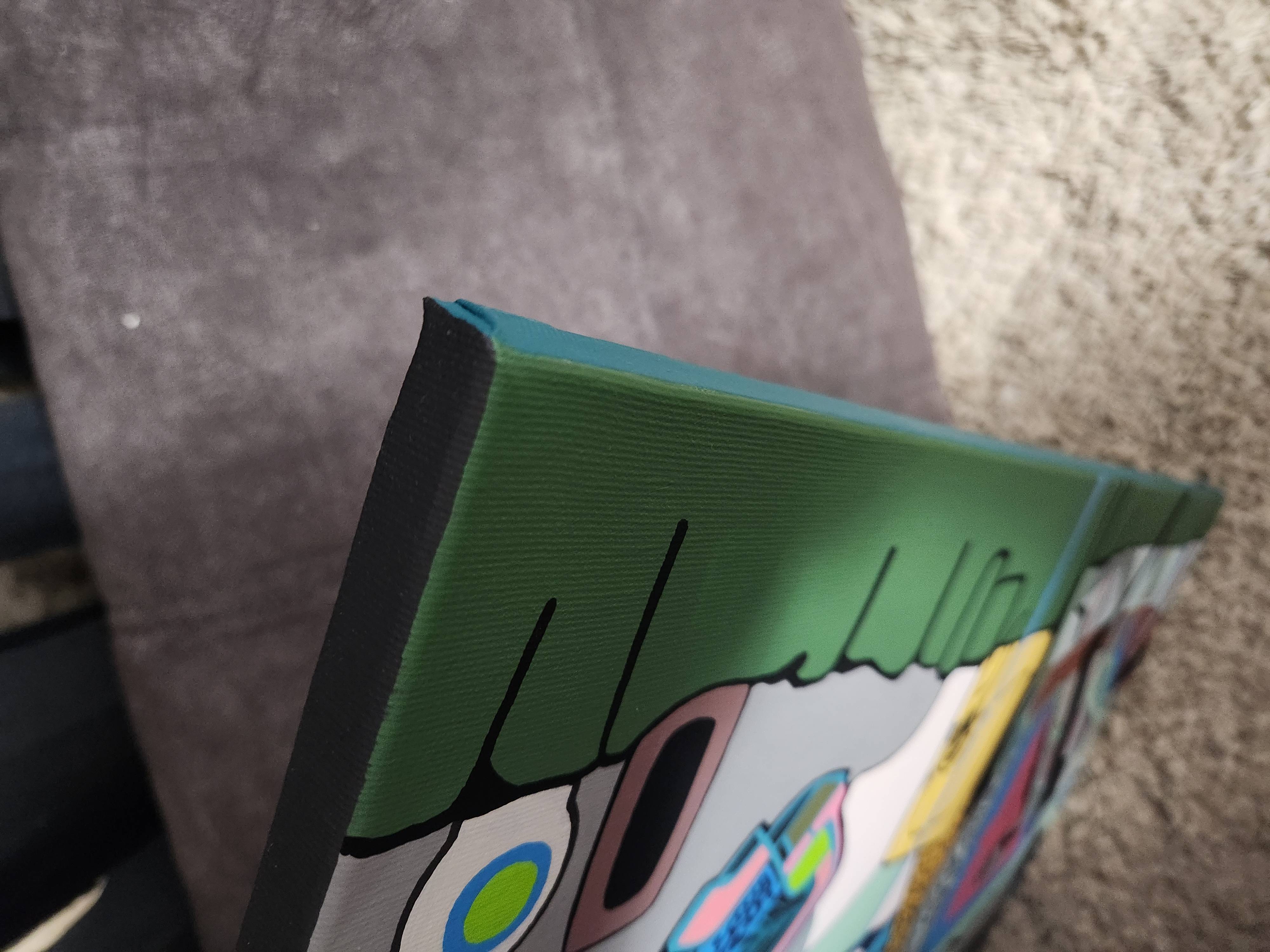 Grateful listener Abstract Painting Eugene Pokutnev - Subjektiv.art