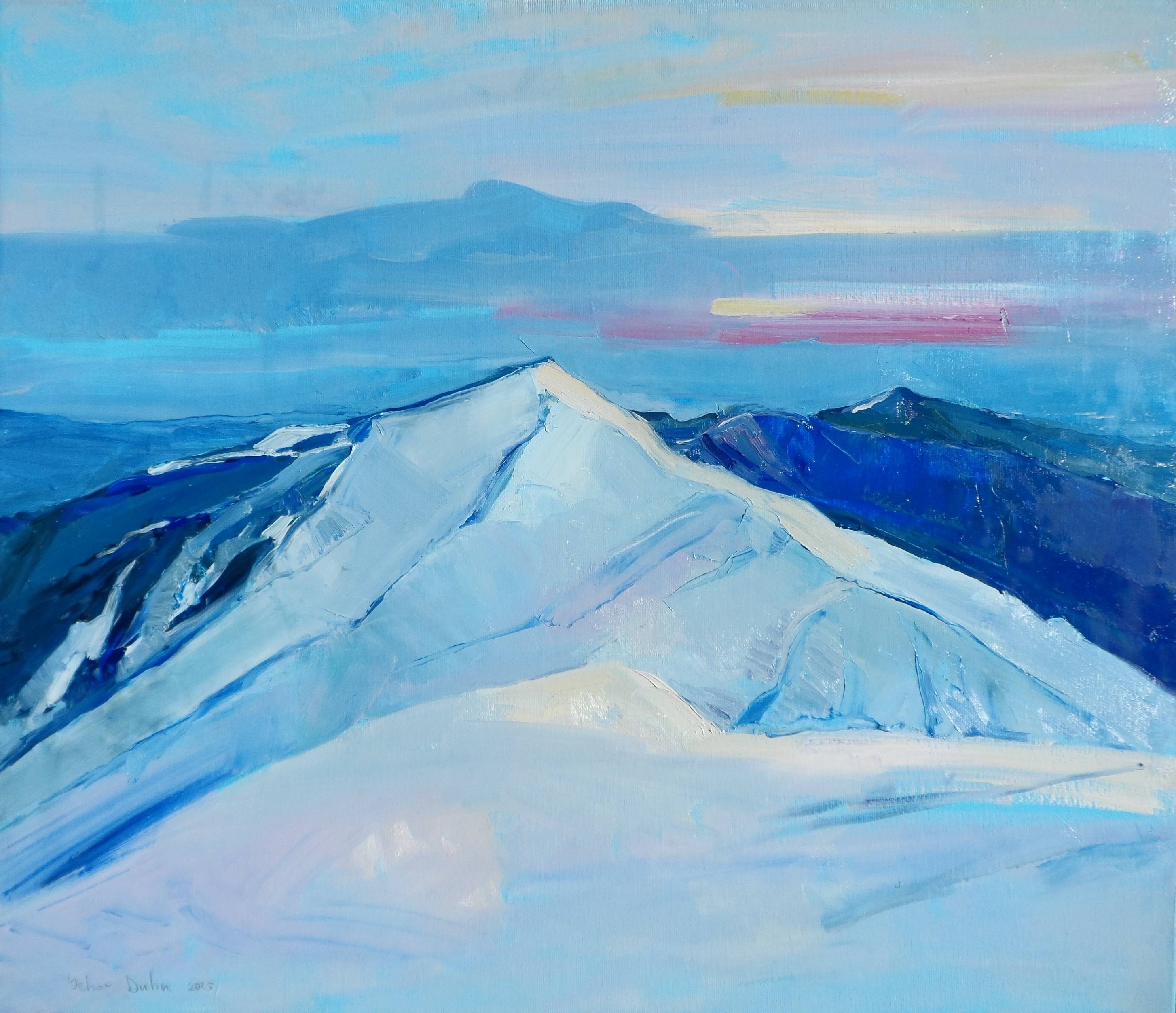" Mountains in winter " - Subjektiv.art