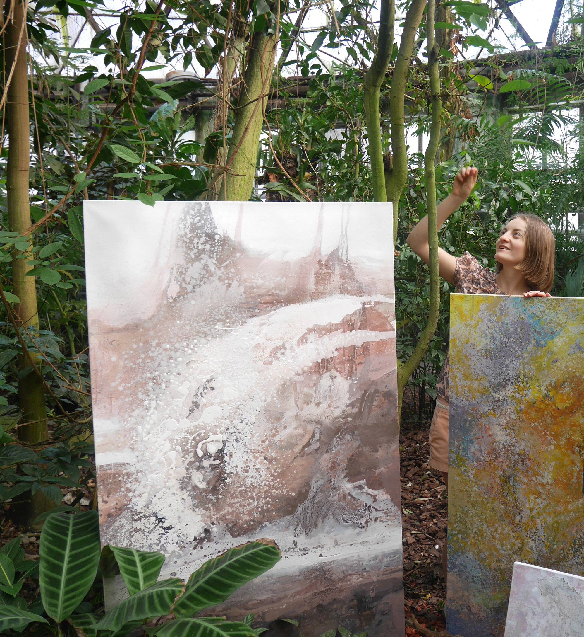 Coffee 1 (Gamma series) Abstract Painting Alena Kuznetsova - Subjektiv.art