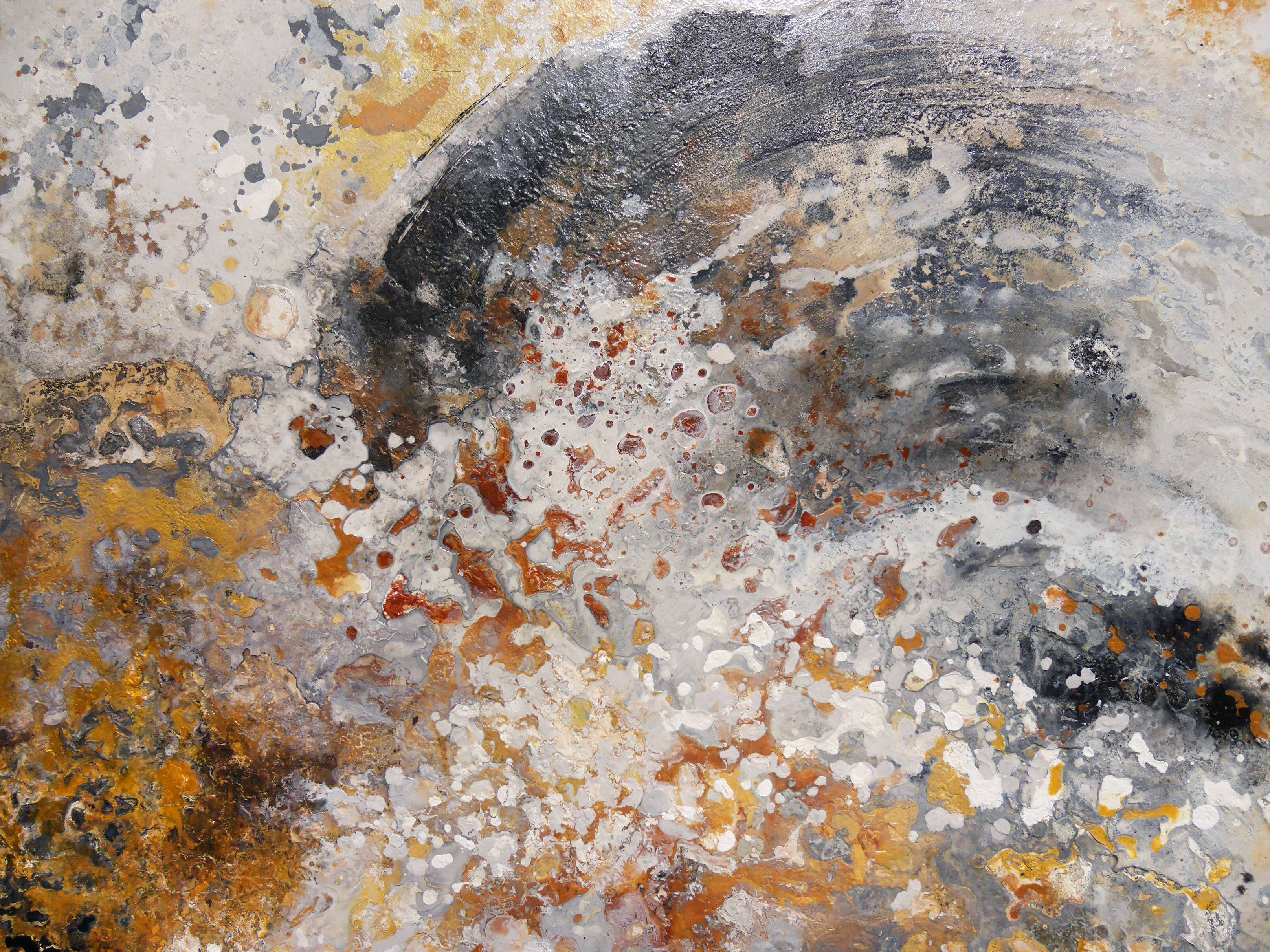 Moon 1 (Gamma series) Abstract Painting Alena Kuznetsova - Subjektiv.art