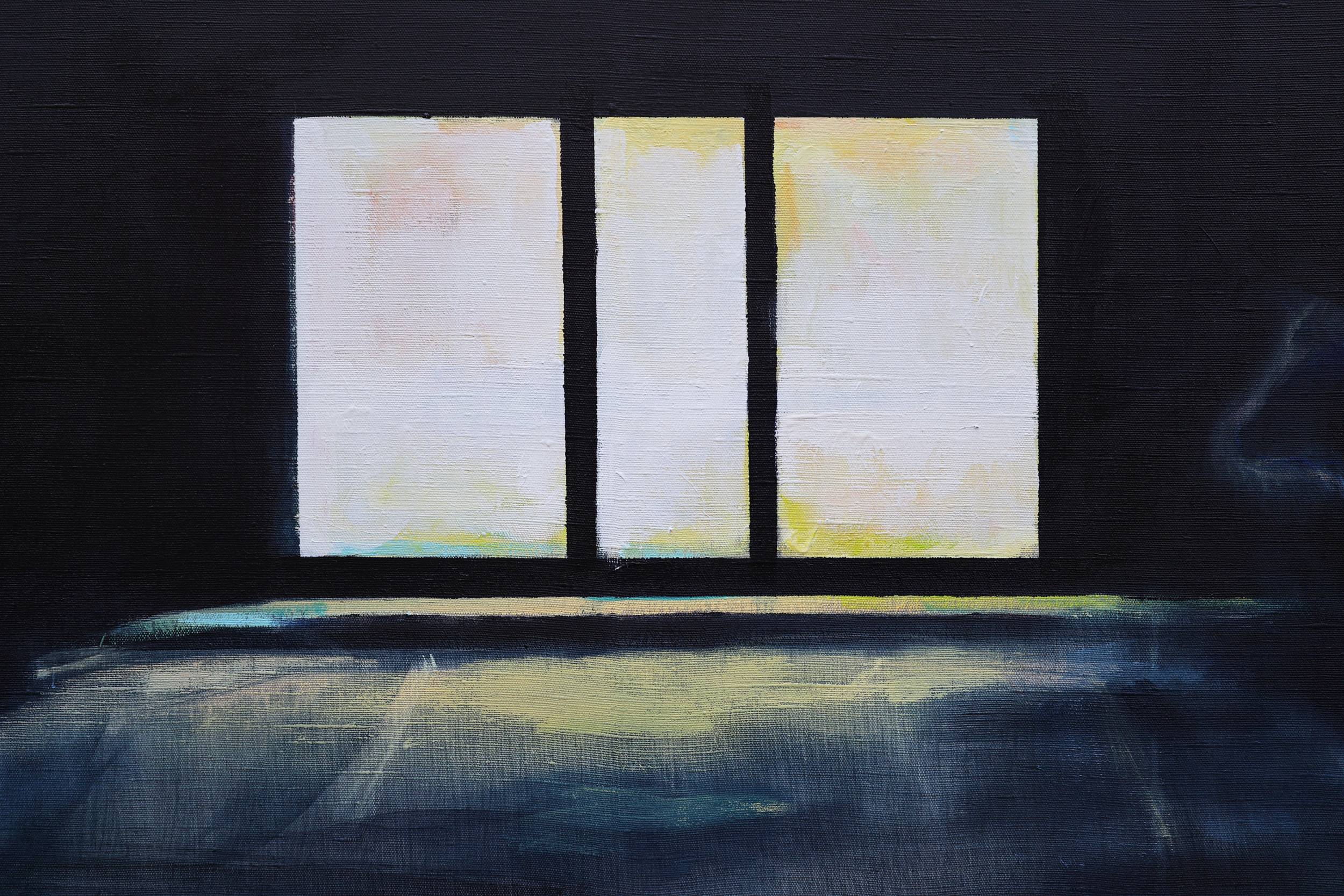 Ghost Town Modern Painting Artem Andreichuk - Subjektiv.art