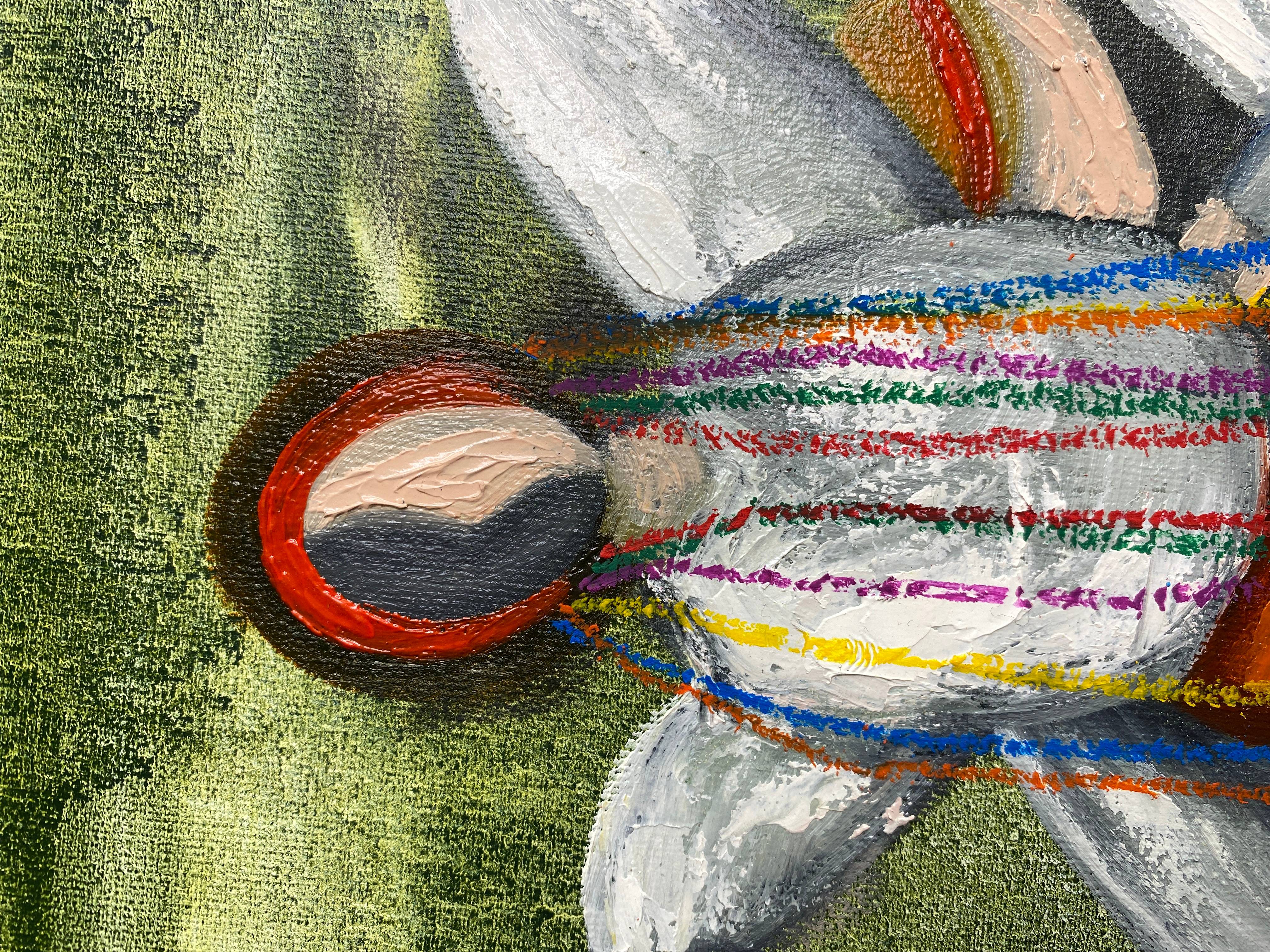 Twisted Dance Expressive and gestural Painting Tamara Safarova - Subjektiv.art