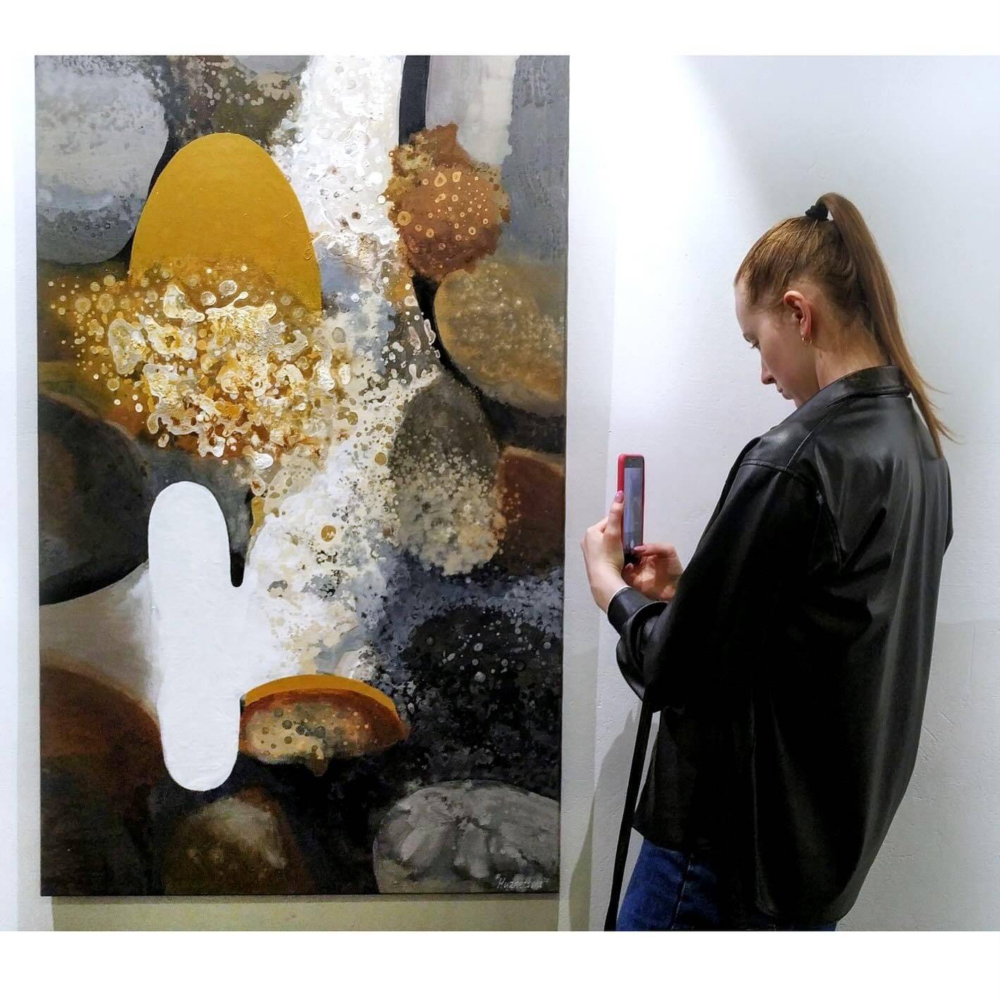 Substances (Gamma series) Abstract Painting Alena Kuznetsova - Subjektiv.art