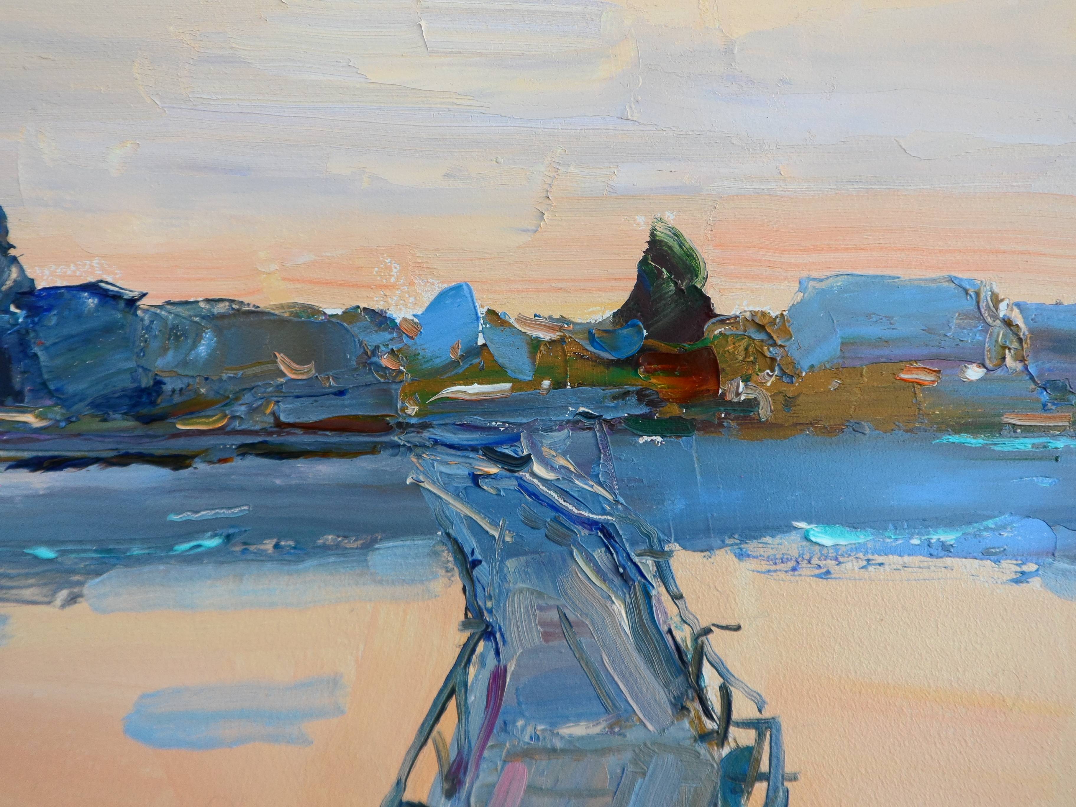 " Bridge " Impressionistic Painting Yehor Dulin - Subjektiv.art