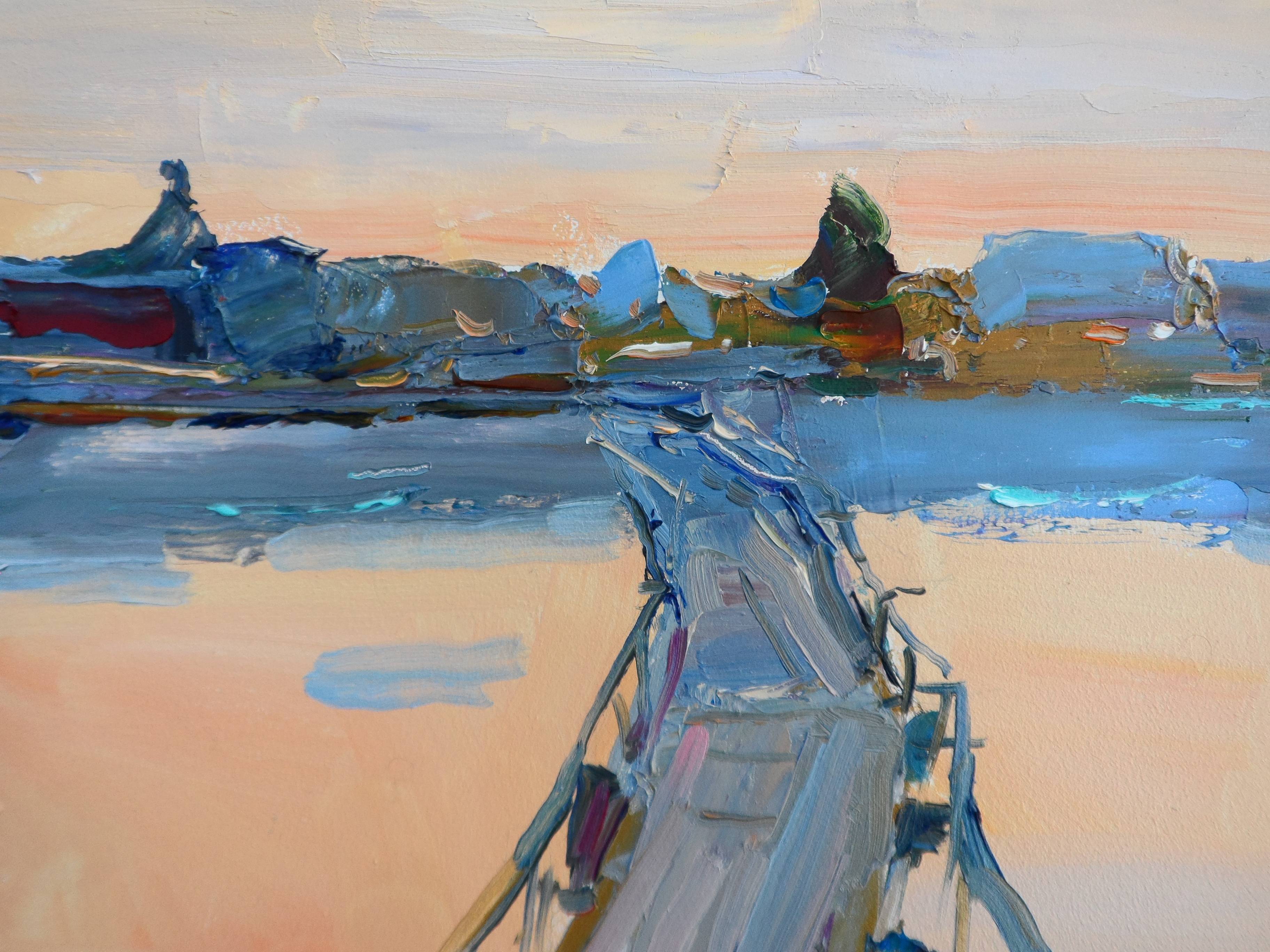 " Bridge " Impressionistic Painting Yehor Dulin - Subjektiv.art