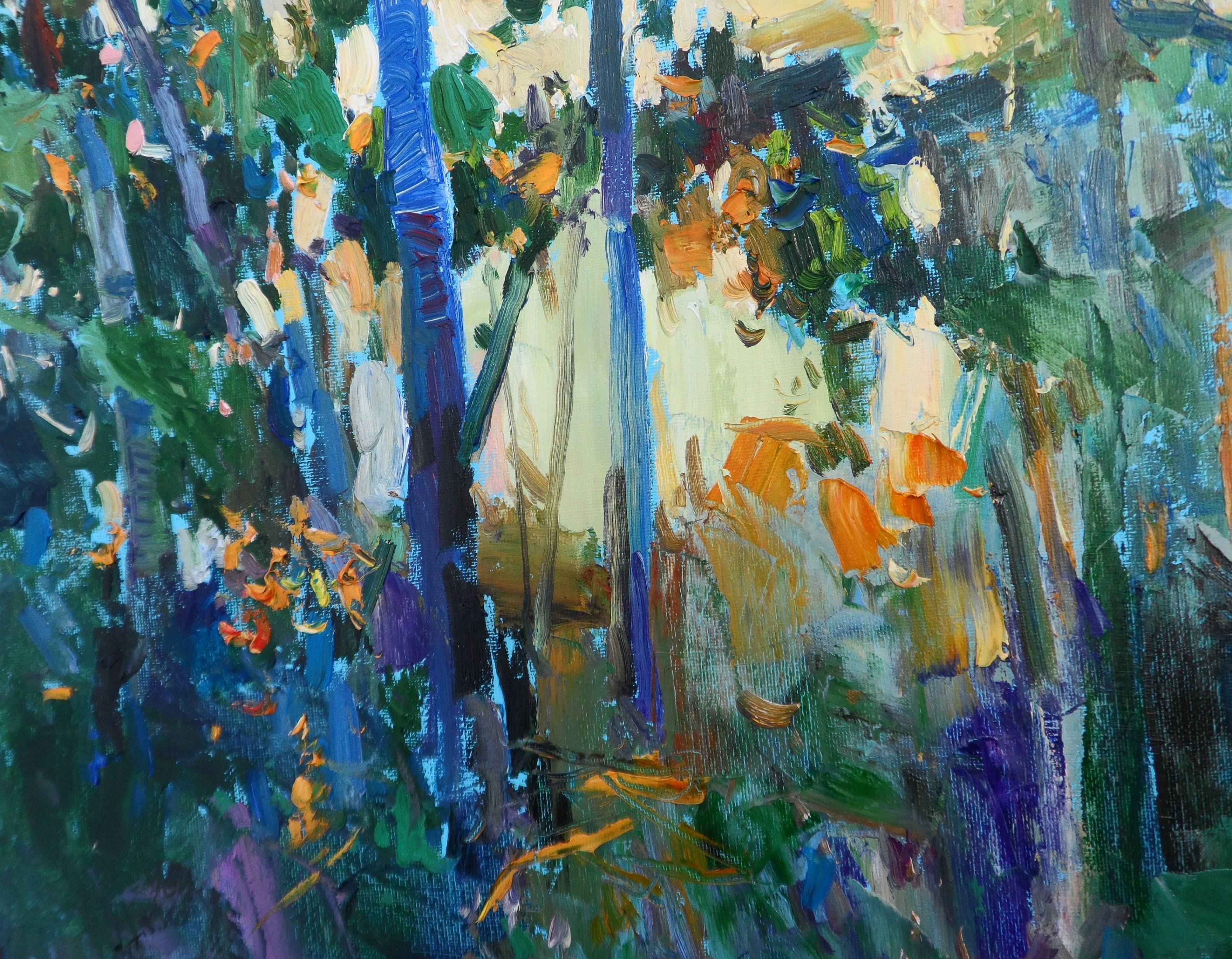 " Forest " Impressionistic Painting Yehor Dulin - Subjektiv.art