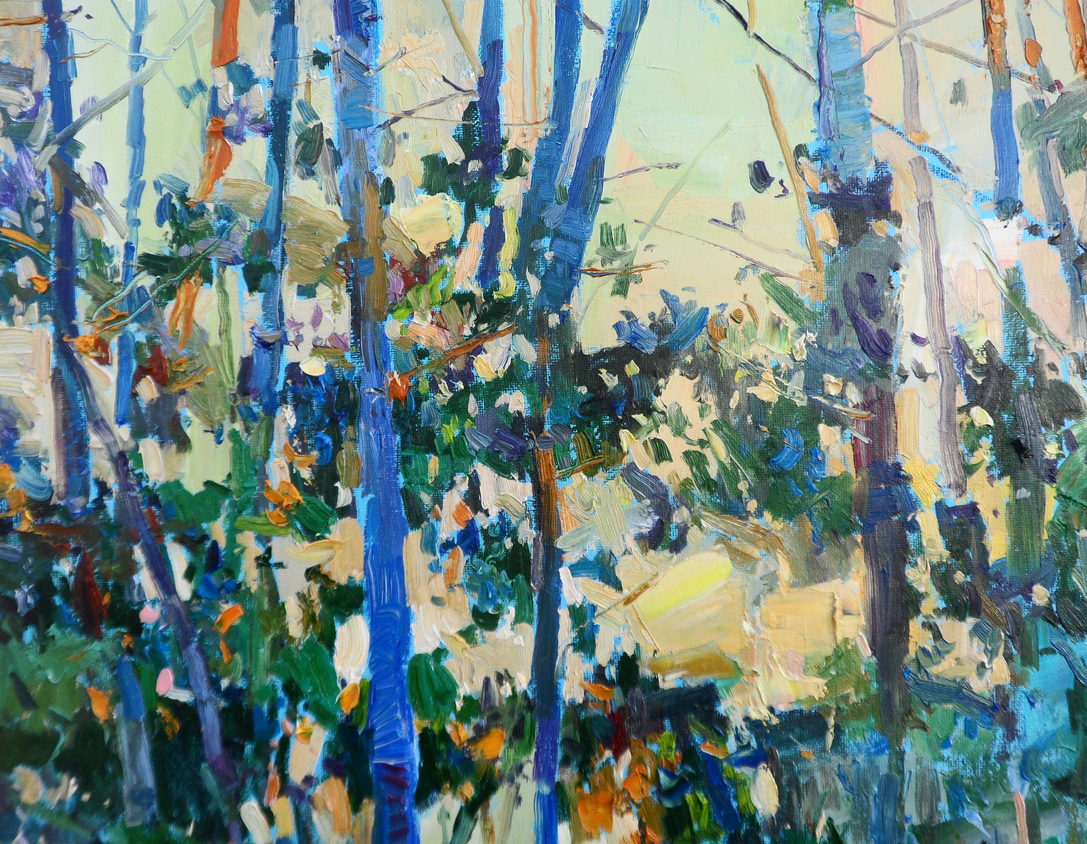 " Forest " Impressionistic Painting Yehor Dulin - Subjektiv.art