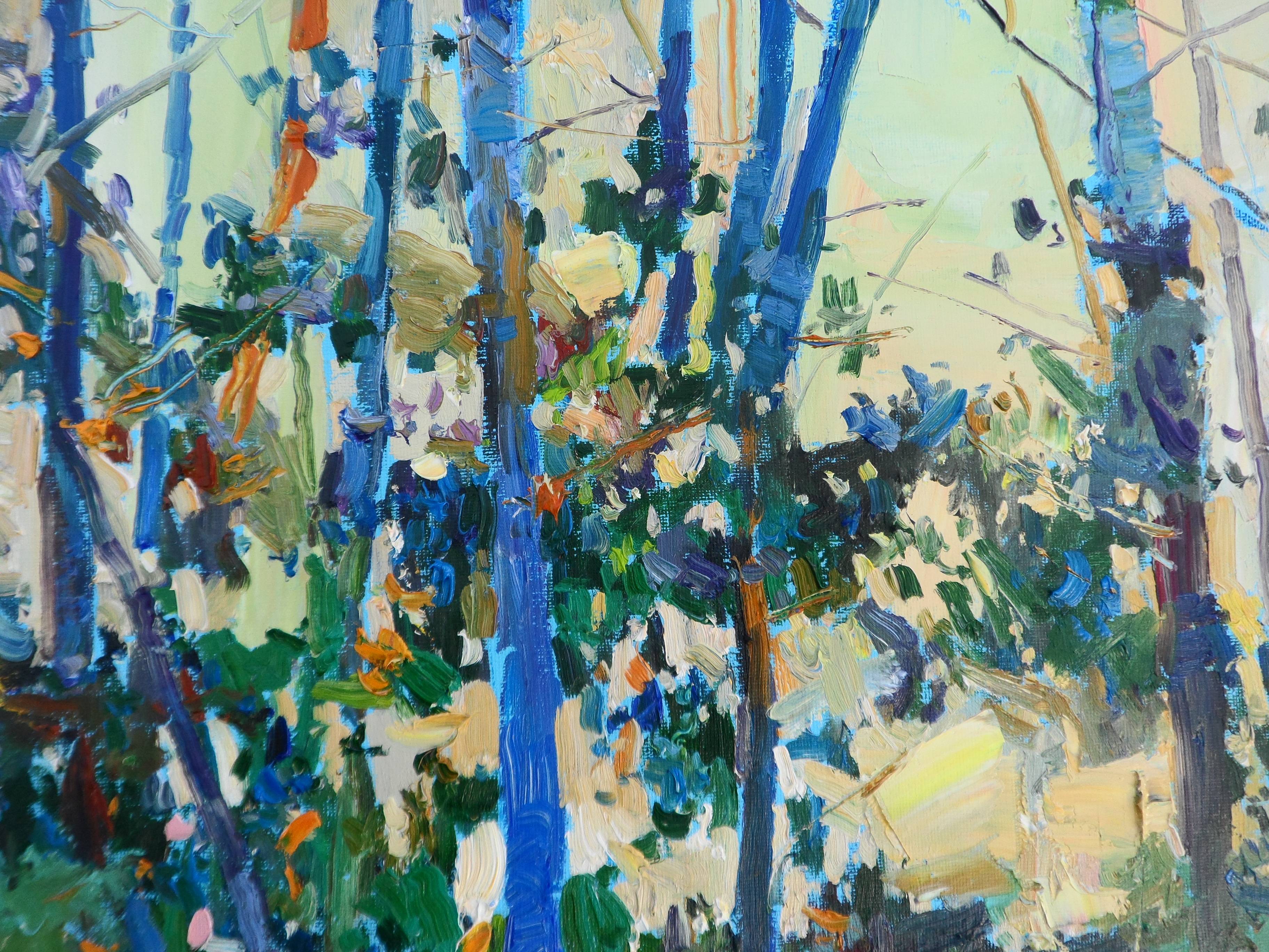 " Forest " Impressionistic Painting Yehor Dulin - Subjektiv.art