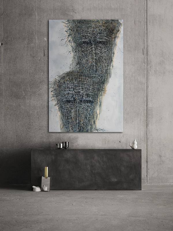 In seguence 1 Abstract Painting Liudmila Davydenko - Subjektiv.art
