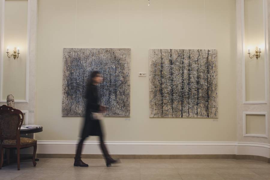 Isopleth 2 Abstract Painting Liudmila Davydenko - Subjektiv.art