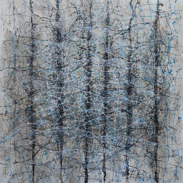 Isopleth 2 Abstract Painting Liudmila Davydenko - Subjektiv.art