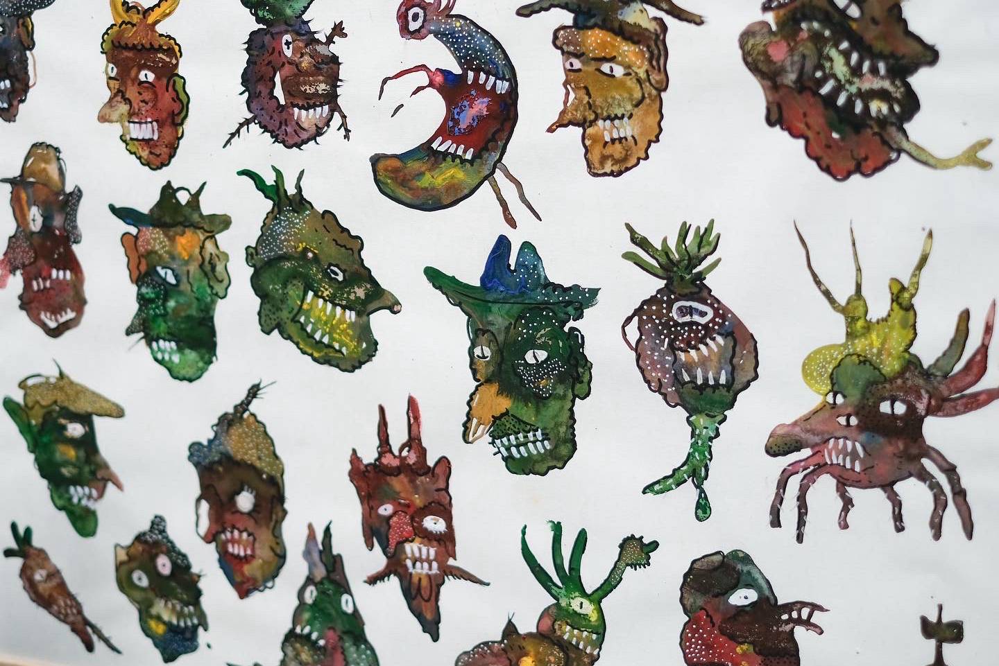 MY DEMONS CHOOSE ME Surrealistic Painting Semak Oleh - Subjektiv.art