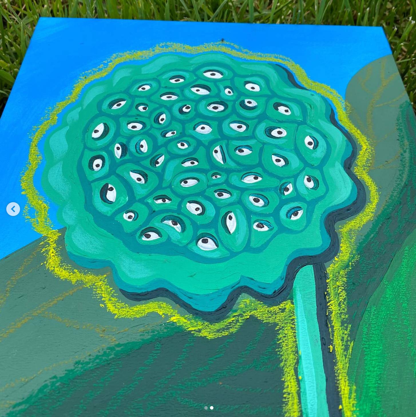 Trypophobia Naive Painting Tamara Safarova - Subjektiv.art