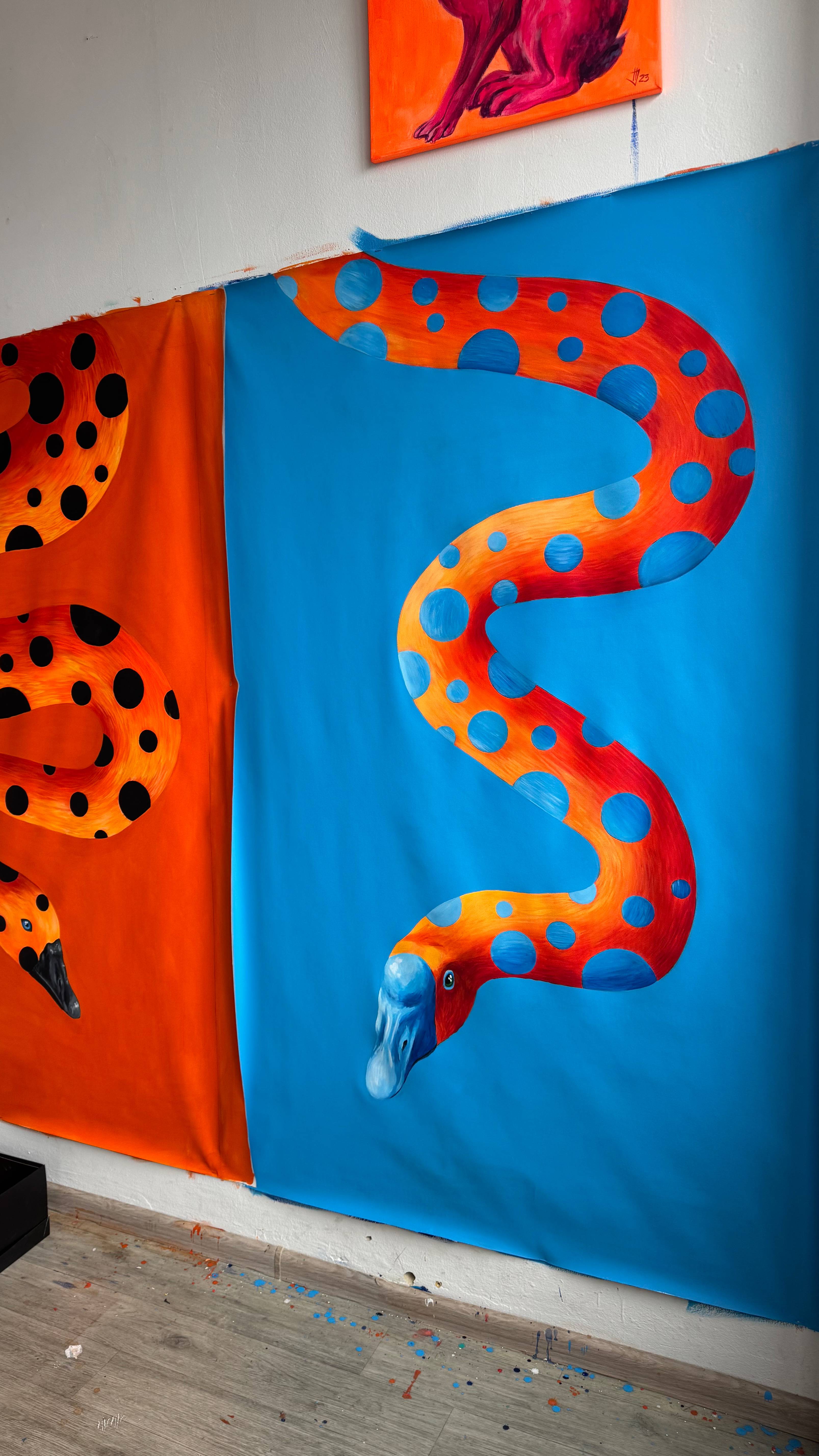 Untitled Surrealistic Painting Ivanka Nechyporuk - Subjektiv.art