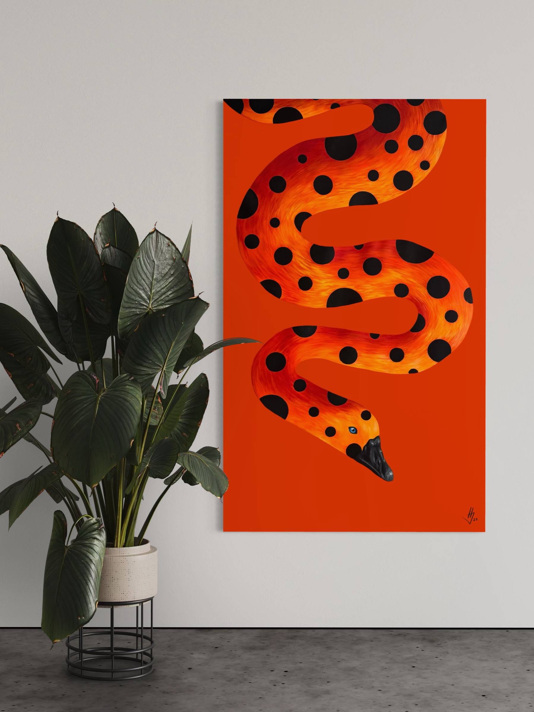 Untitled Surrealistic Painting Ivanka Nechyporuk - Subjektiv.art