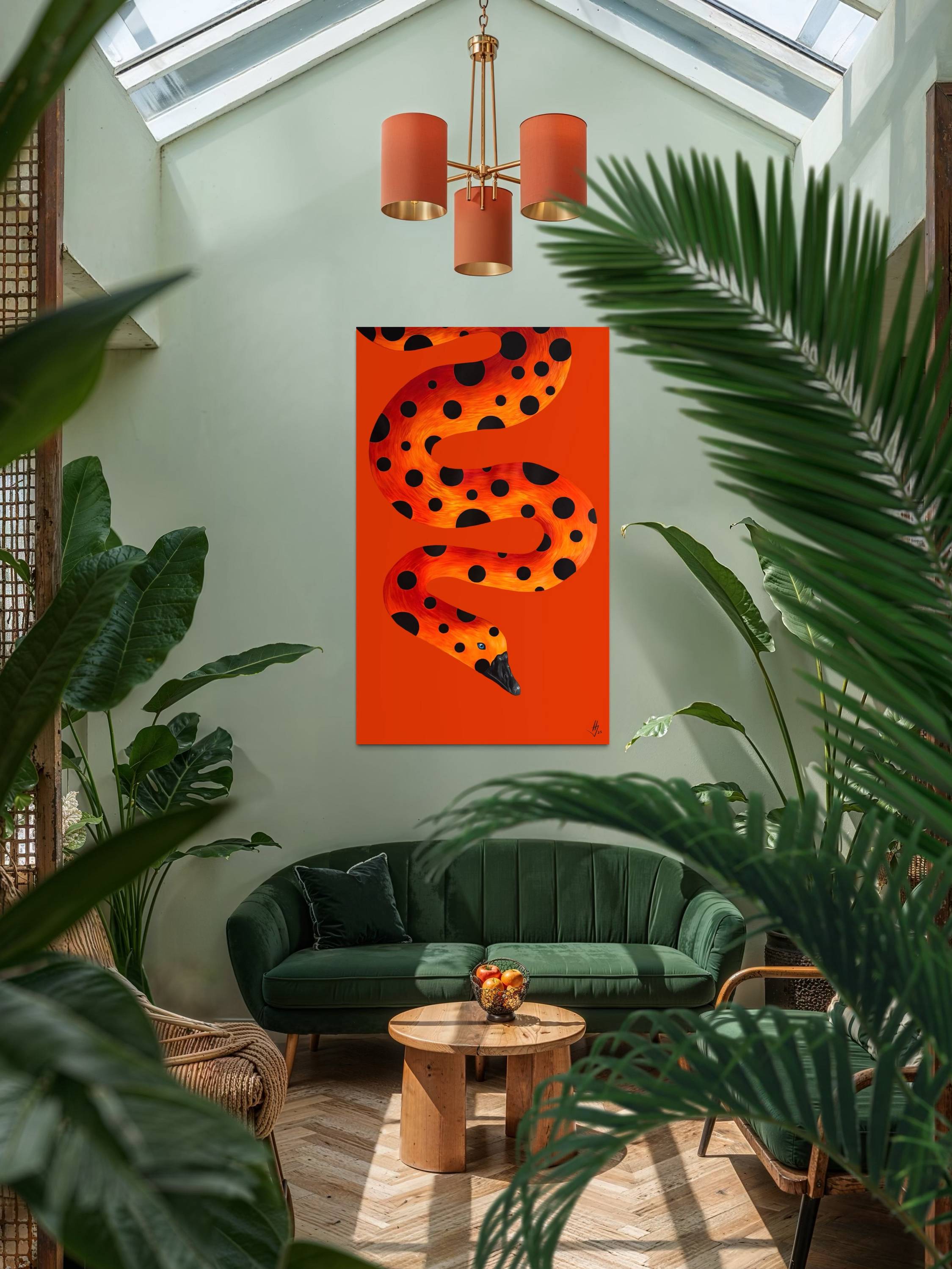 Untitled Surrealistic Painting Ivanka Nechyporuk - Subjektiv.art