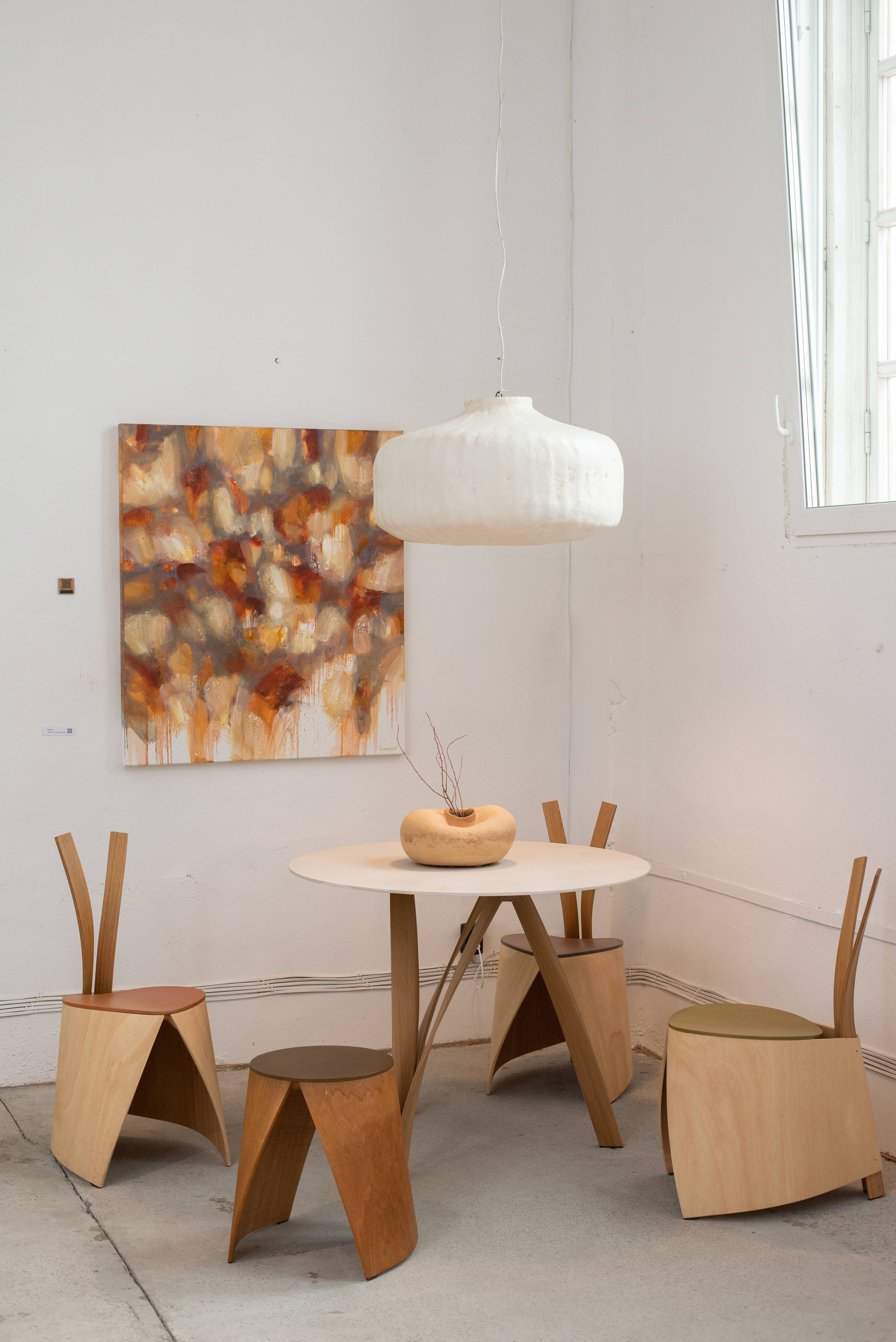 Mycelium (Familiar Ground series) Abstract Painting Alena Kuznetsova - Subjektiv.art