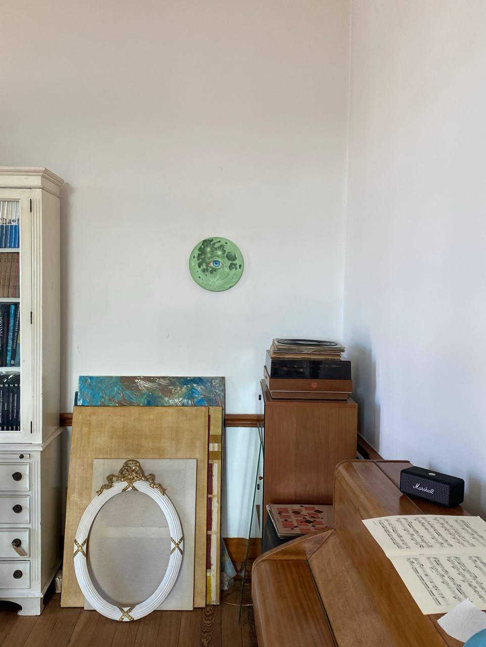 Green marble Surrealistic Painting Darina Smolkina - Subjektiv.art