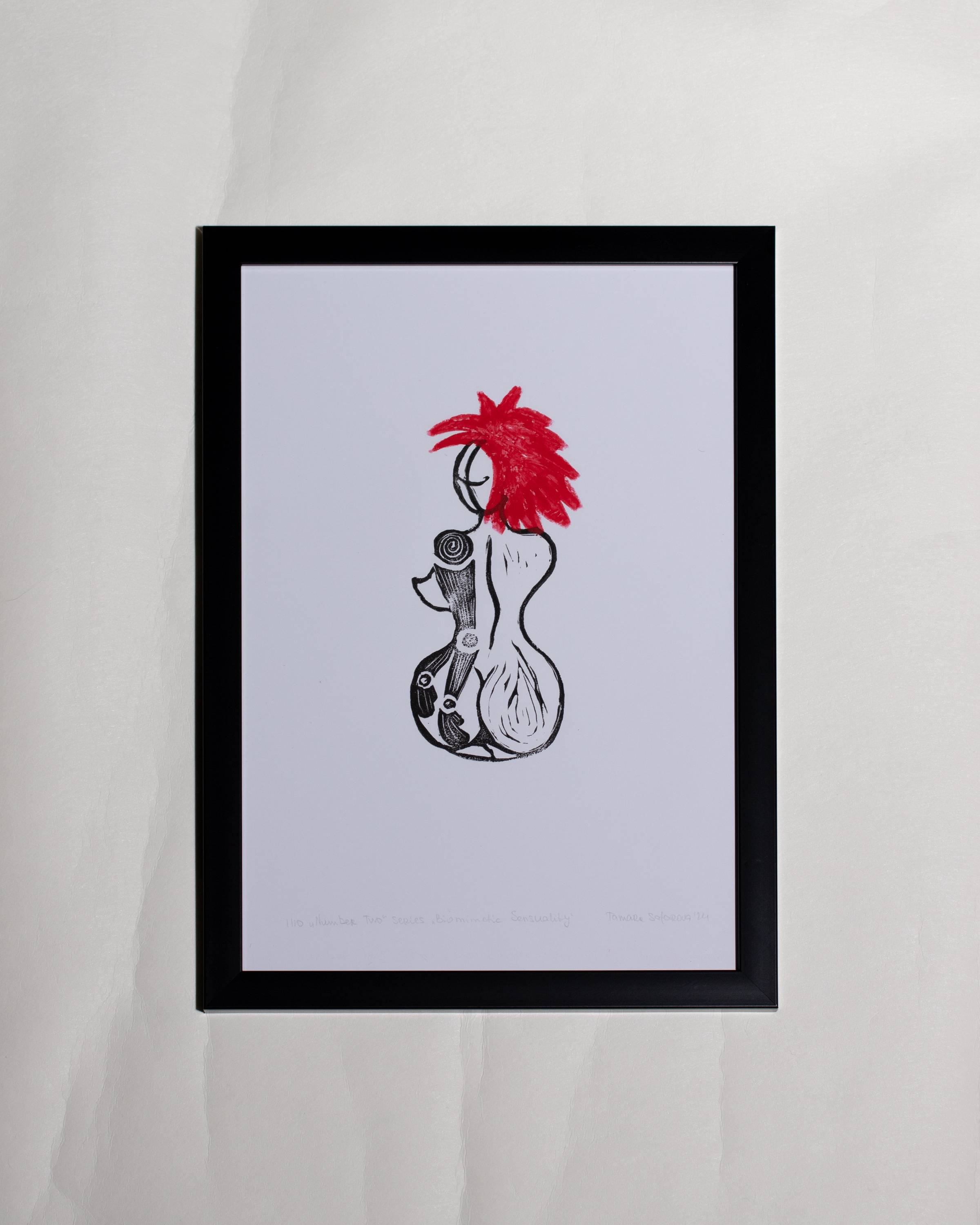 Biomimetic Sensuality №2 Graphic, illustrative and typographic Engraving Tamara Safarova - Subjektiv.art