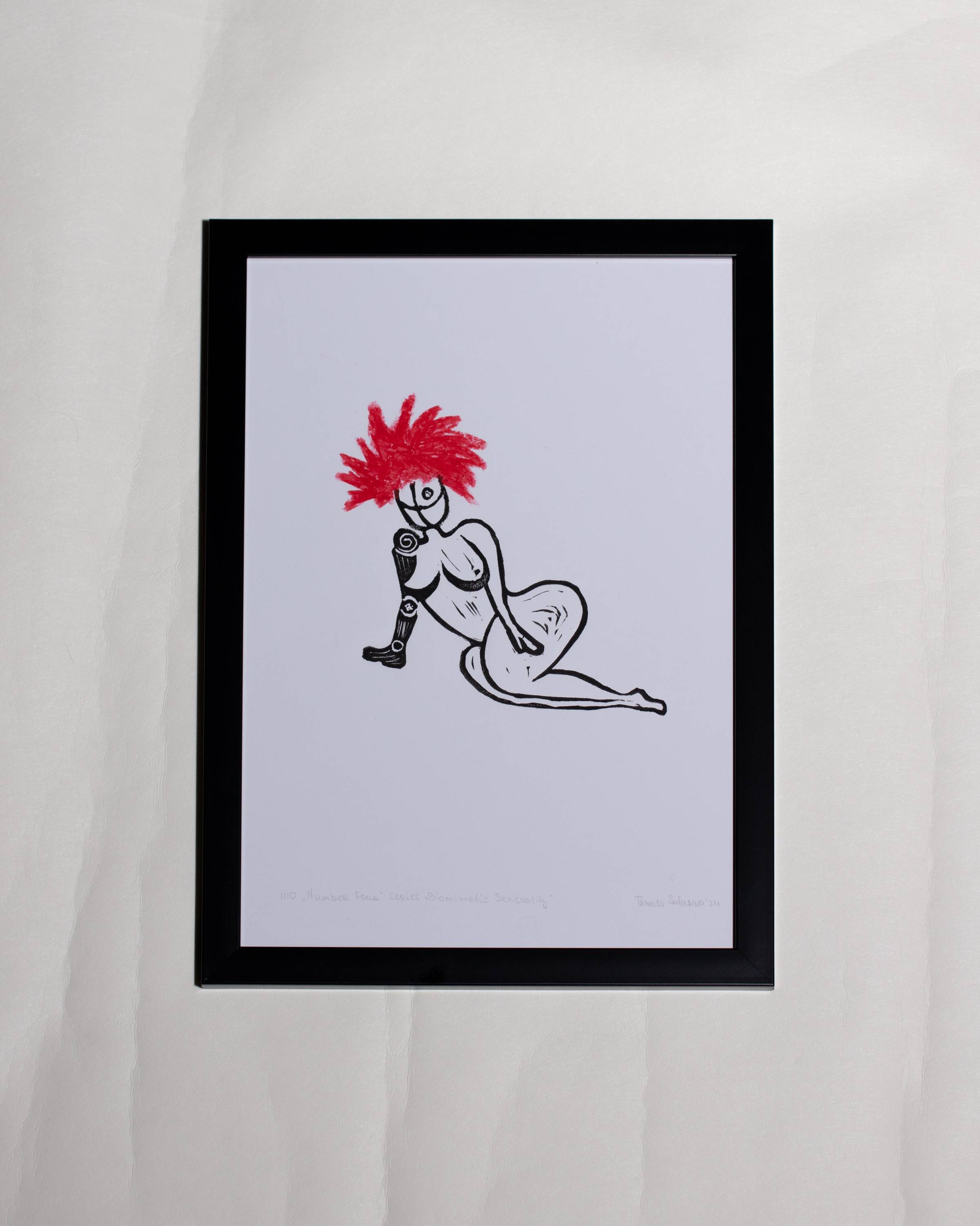 Biomimetic Sensuality №4 Graphic, illustrative and typographic Engraving Tamara Safarova - Subjektiv.art