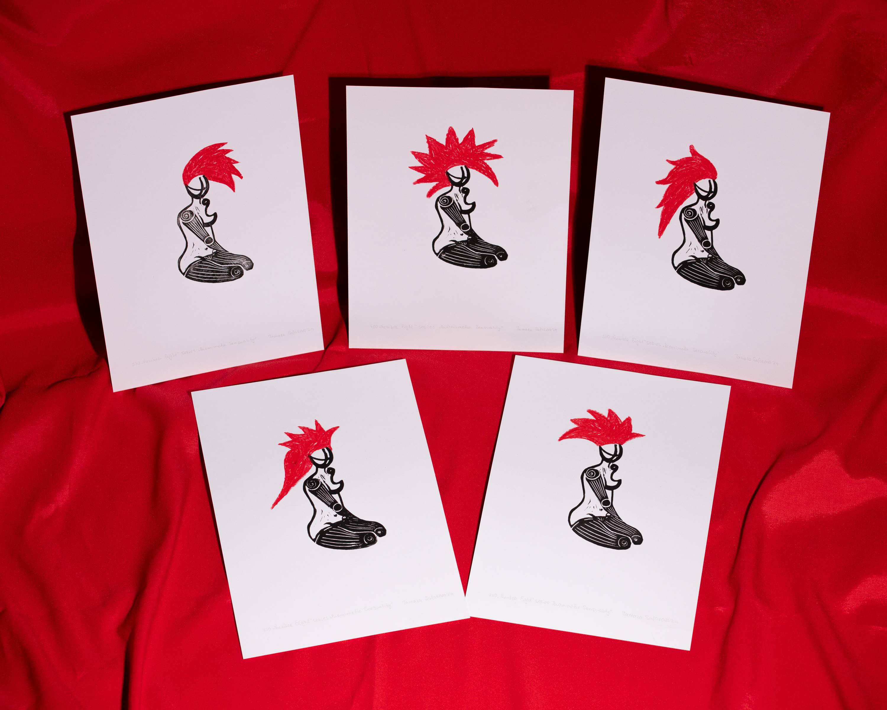 Biomimetic Sensuality №5 Graphic, illustrative and typographic Engraving Tamara Safarova - Subjektiv.art