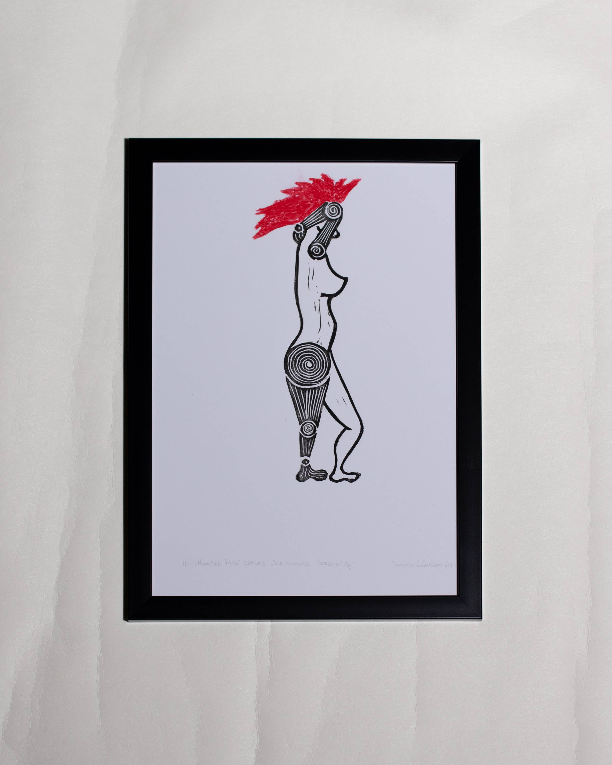 Biomimetic Sensuality №5 Graphic, illustrative and typographic Engraving Tamara Safarova - Subjektiv.art