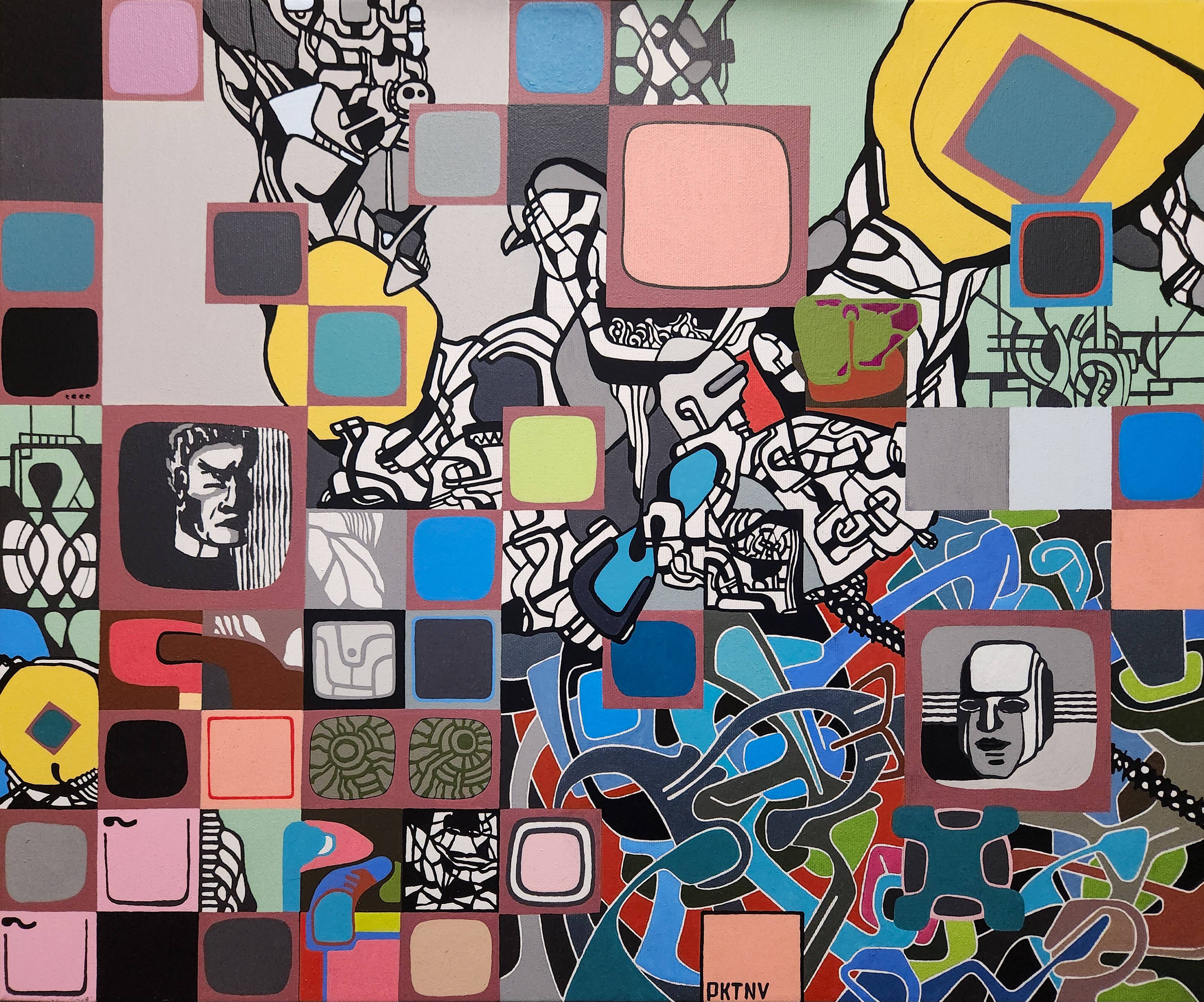 Abstract and non-figurative