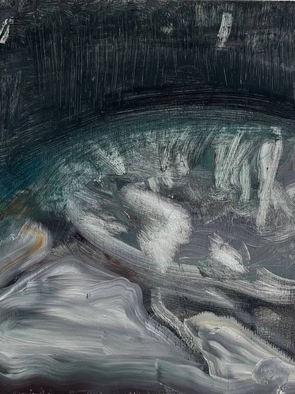 figure Expressive and gestural Painting Valeriia Vertii - Subjektiv.art