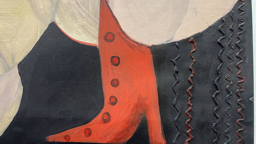 Woman Naive Painting Kateryna Kopeikina - Subjektiv.art