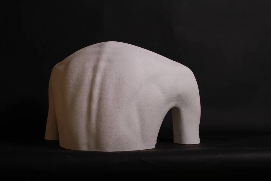 Naked Mountain Modern Sculpture Denys Shymanskiy - Subjektiv.art