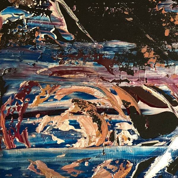 Loss of Energy  Expressive and gestural Painting Olha Bosak - Subjektiv.art