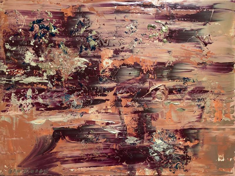 Human Energy Abstract Painting Olha Bosak - Subjektiv.art