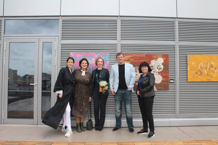 Mysterious Universe  Abstract Painting Olha Bosak - Subjektiv.art