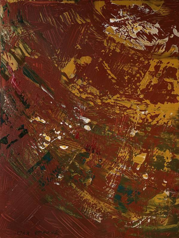 Energy Connection Abstract Painting Olha Bosak - Subjektiv.art