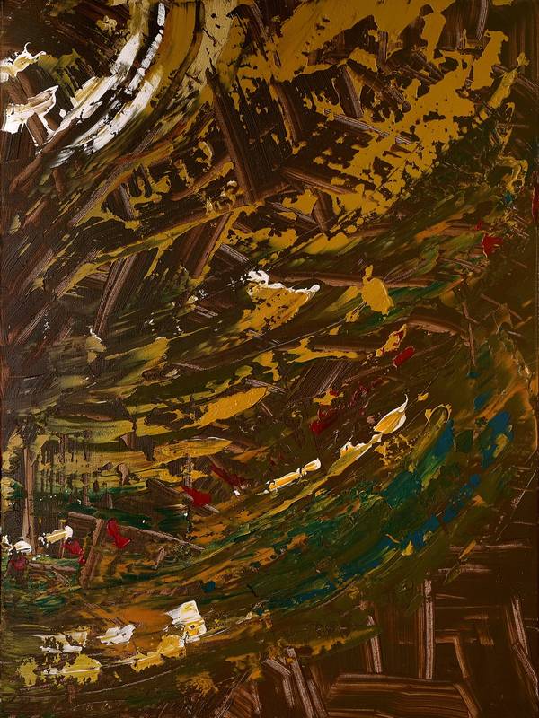 Energy Connection Abstract Painting Olha Bosak - Subjektiv.art